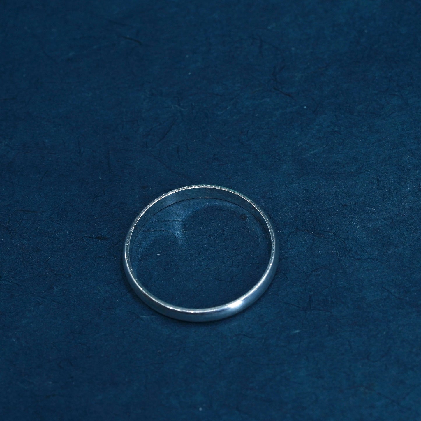 Size 11.25, vintage Sterling silver handmade ring, 925 wedding band