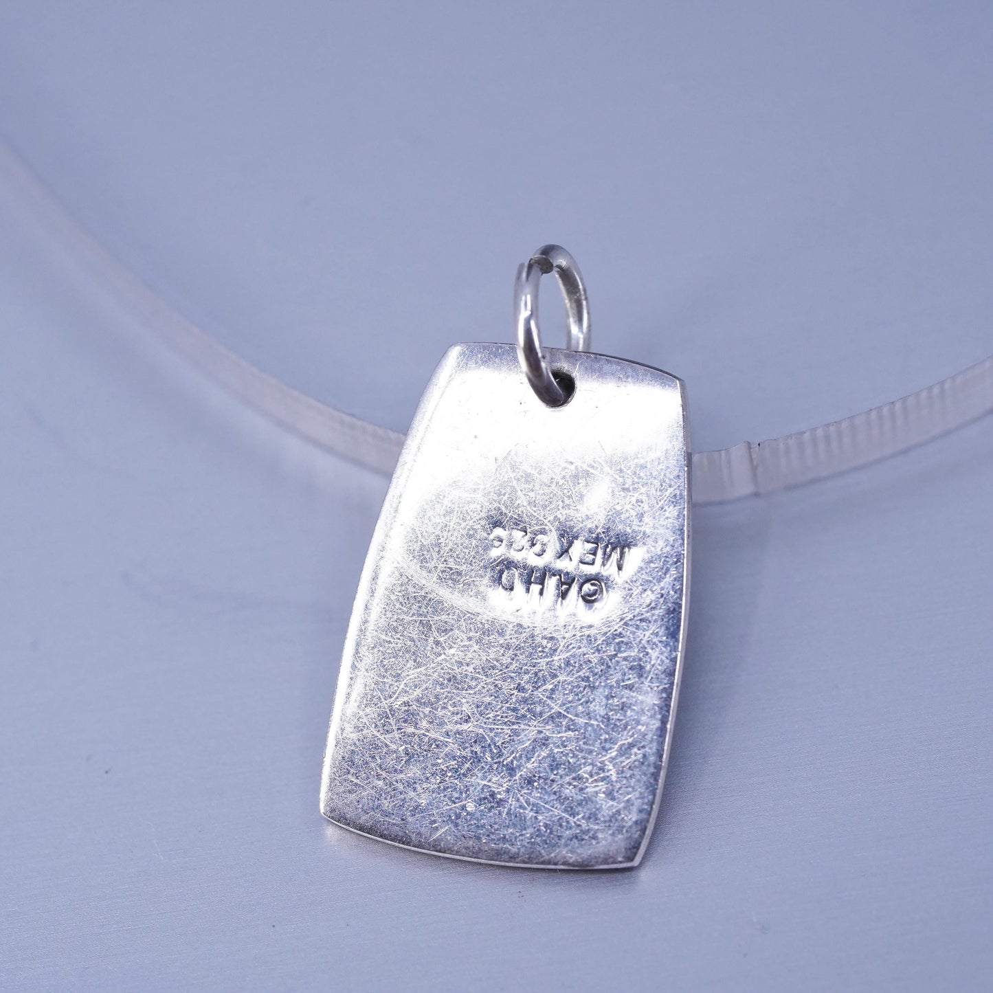 Vintage Mexican sterling 925 silver heart charm pendant