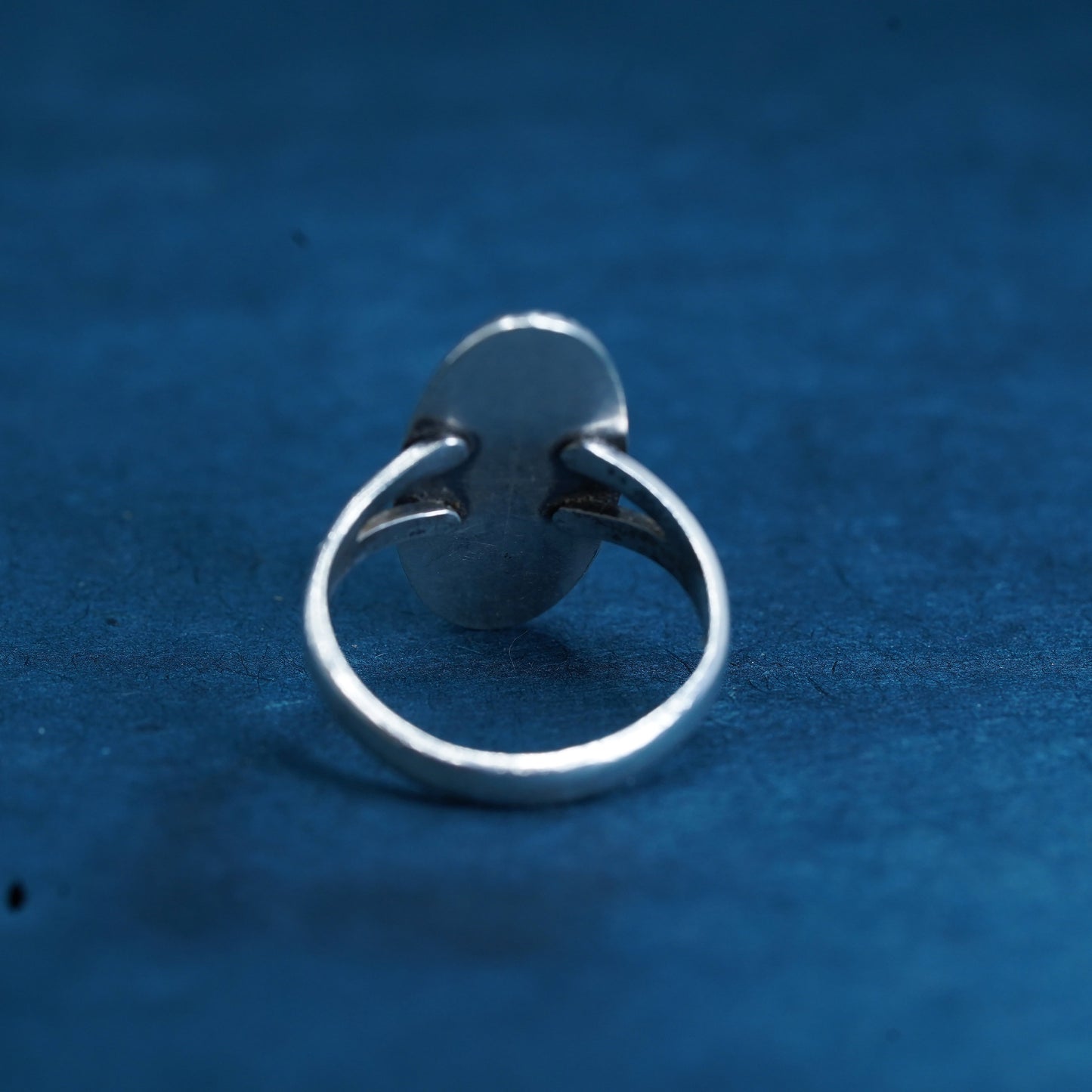 Size 8, vintage bell trading post Sterling 925 silver ring, Native American