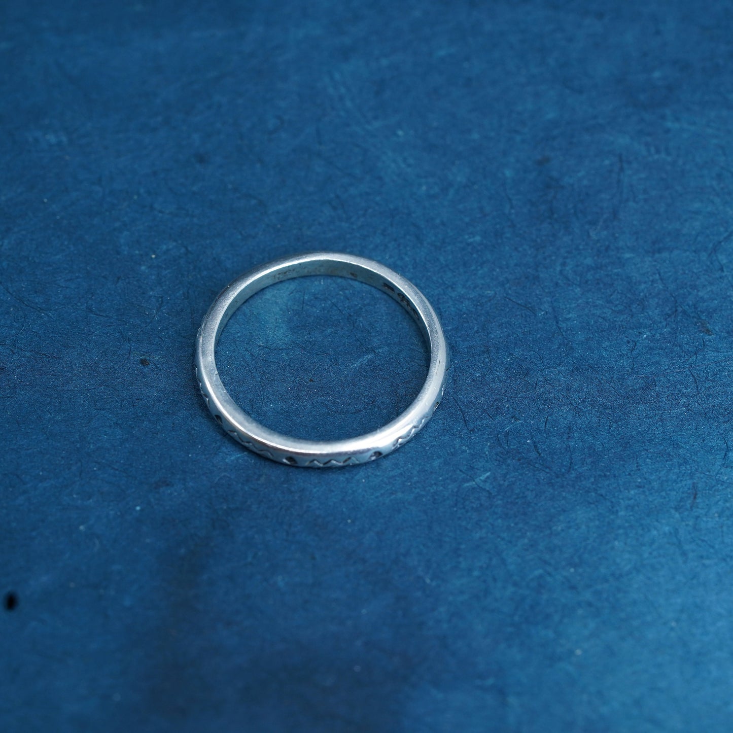 Size 10, southwestern CAROLYN POLLACK RELIOS Sterling 925 silver stackable ring