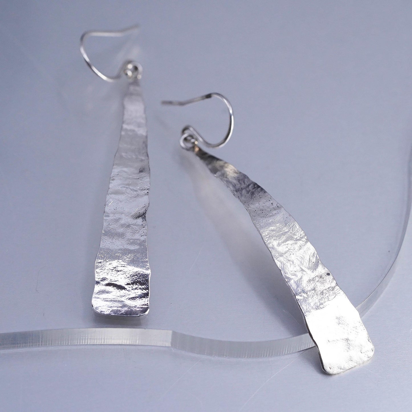 Silpada 925 Sterling Silver Winding River Textured Earrings W3141 Easy to wear