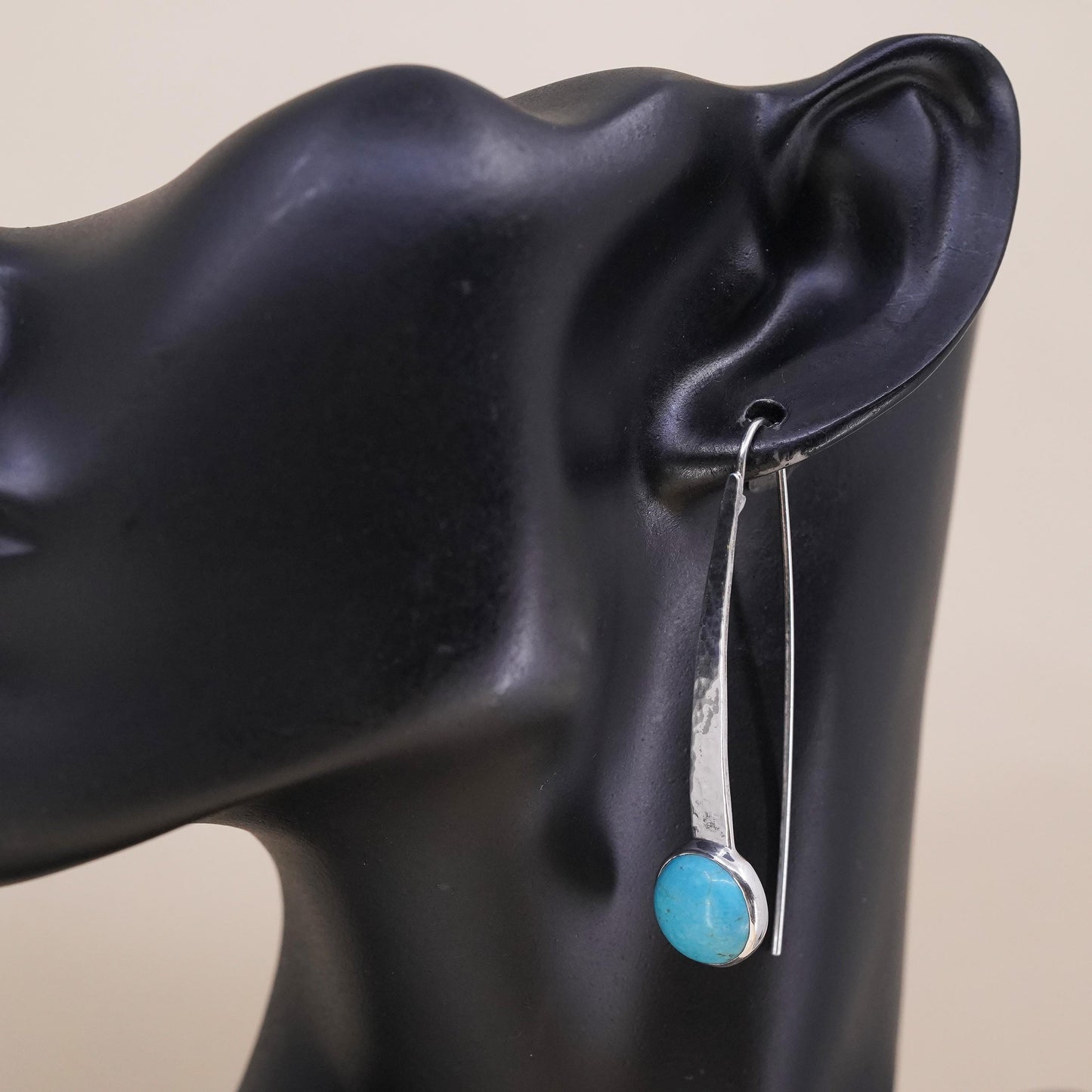 SILPADA 925 Sterling Silver Swan Dive Turquoise single 1 earring W2132