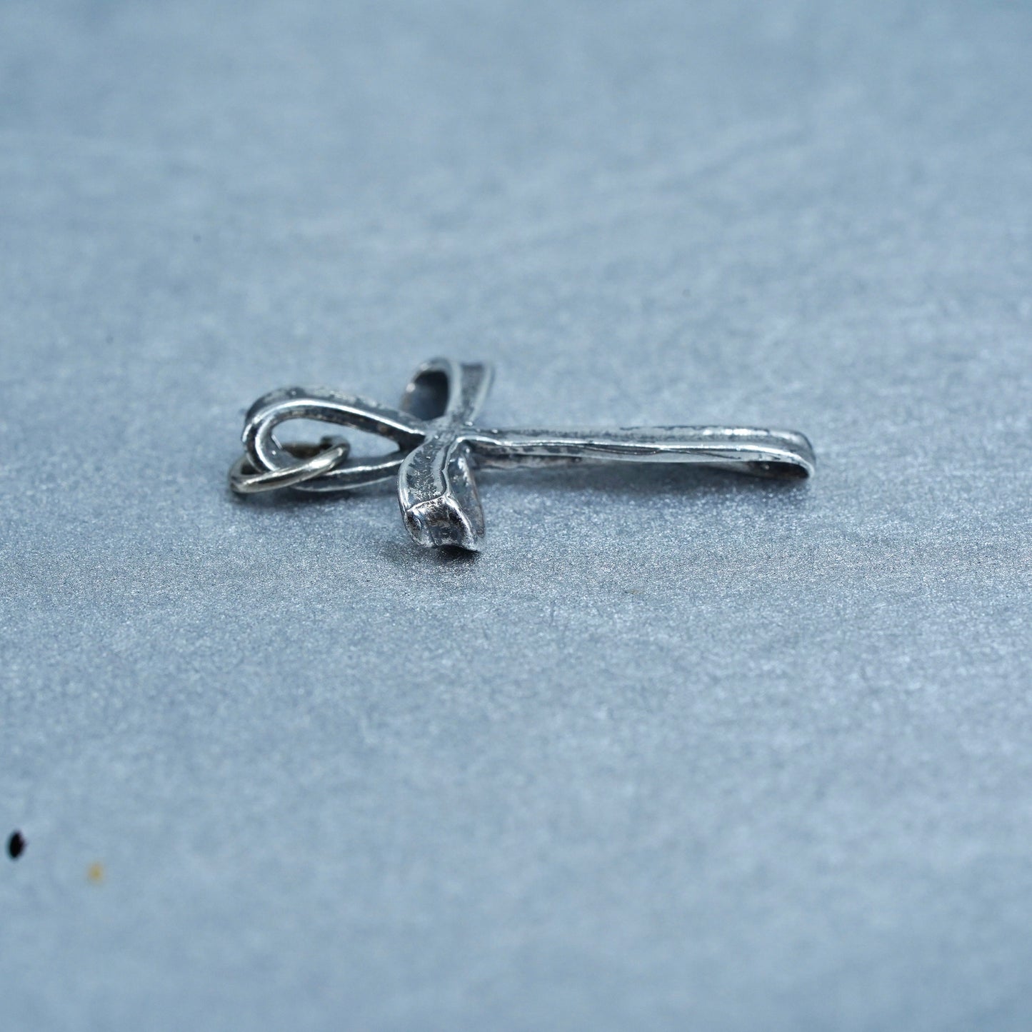 vintage sterling 925 silver handmade cross pendant