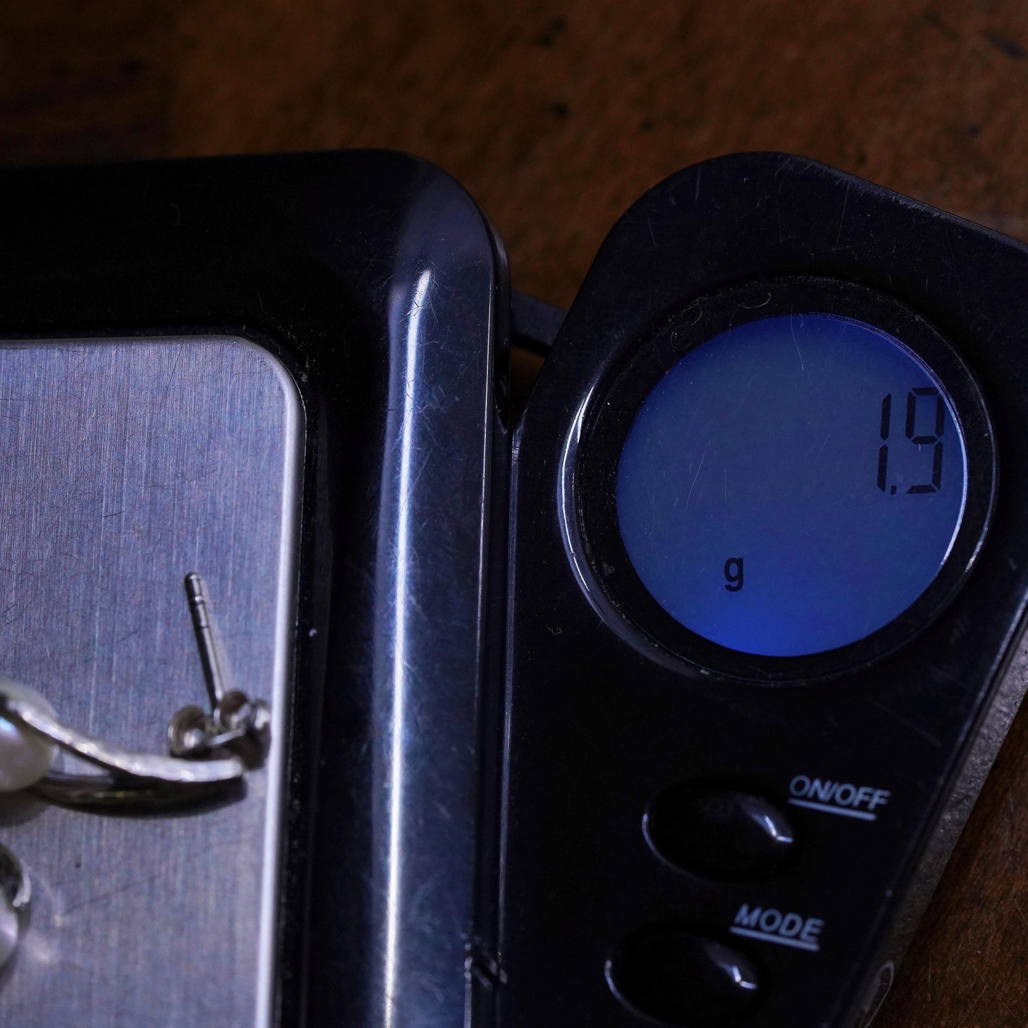 Vintage sterling silver earrings, 925 studs with pearl