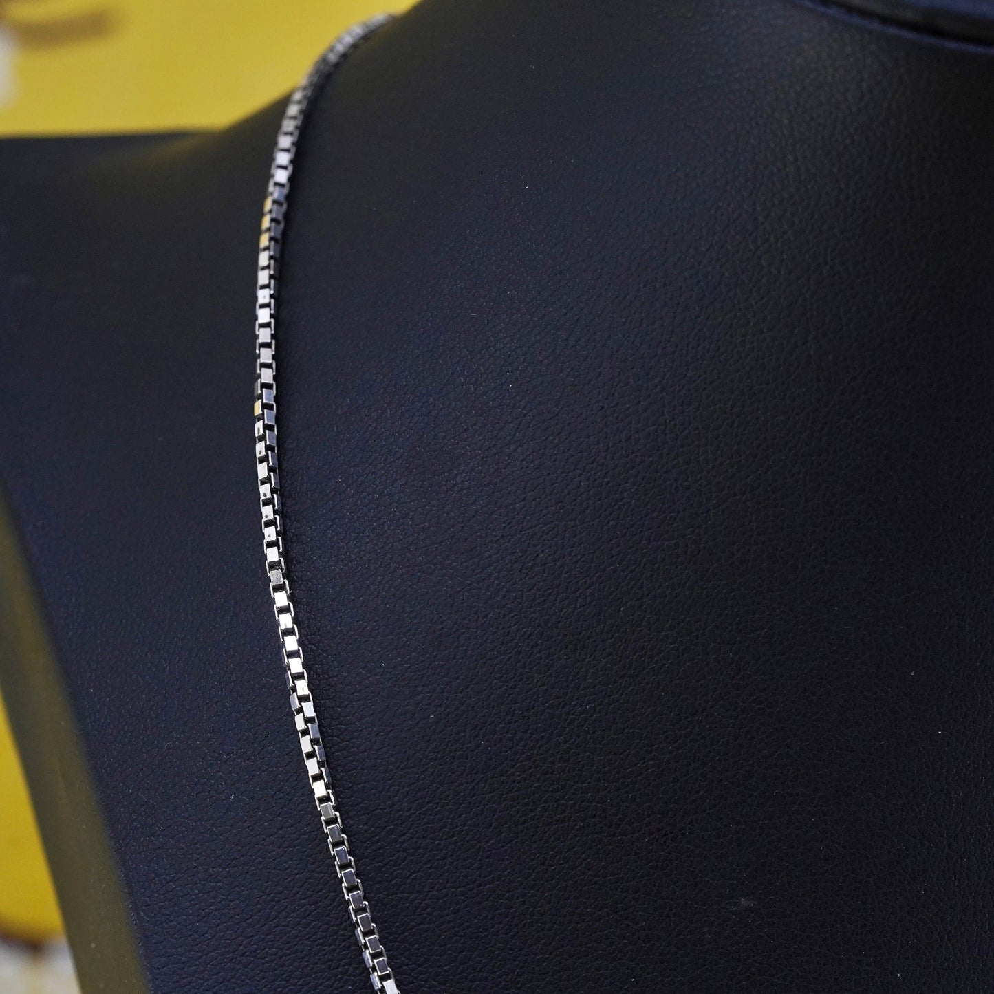 20", 2mm, vintage Sterling silver box chain, Italy 925 necklace