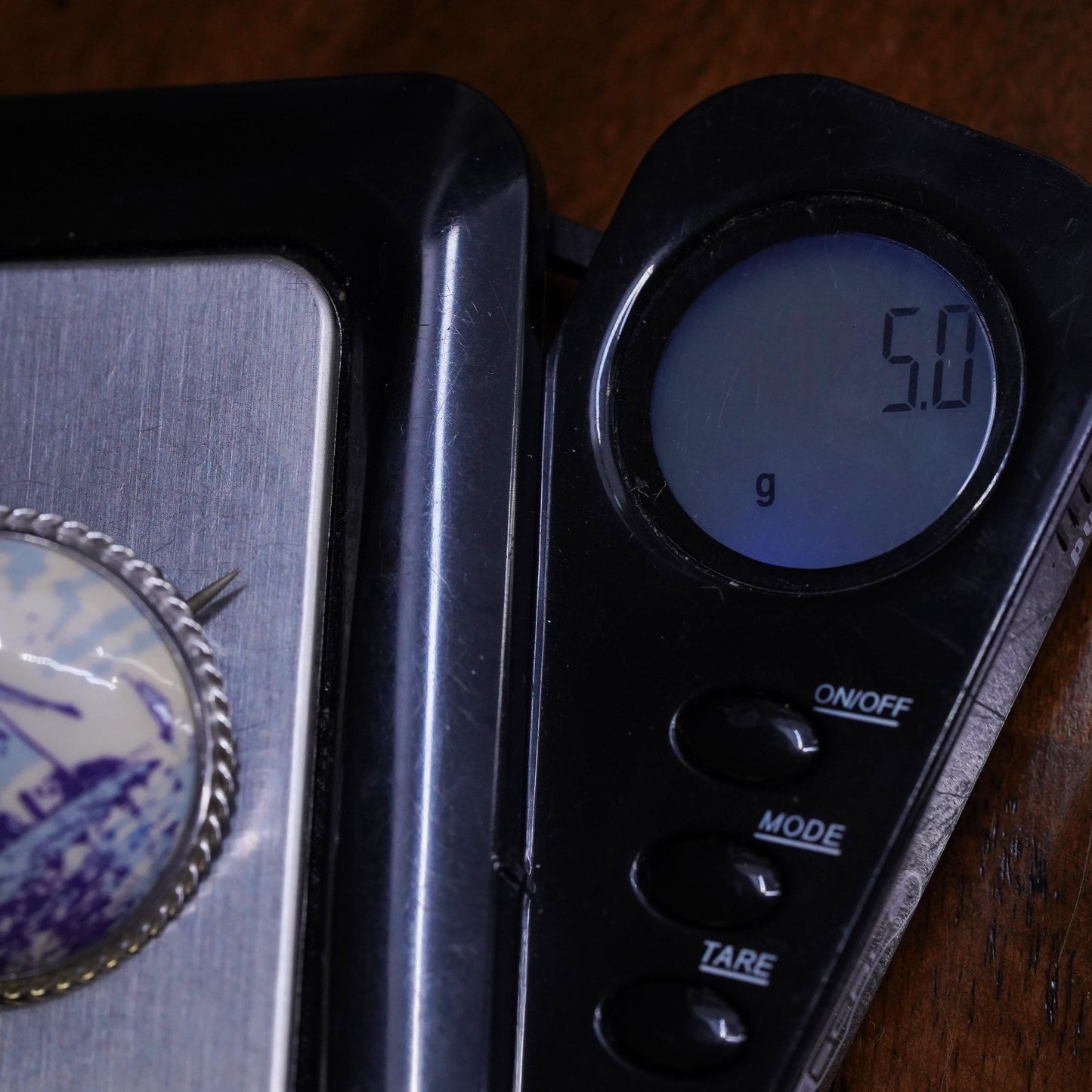 Vintage sterling silver handmade flower brooch, 925 Holland windmill pin