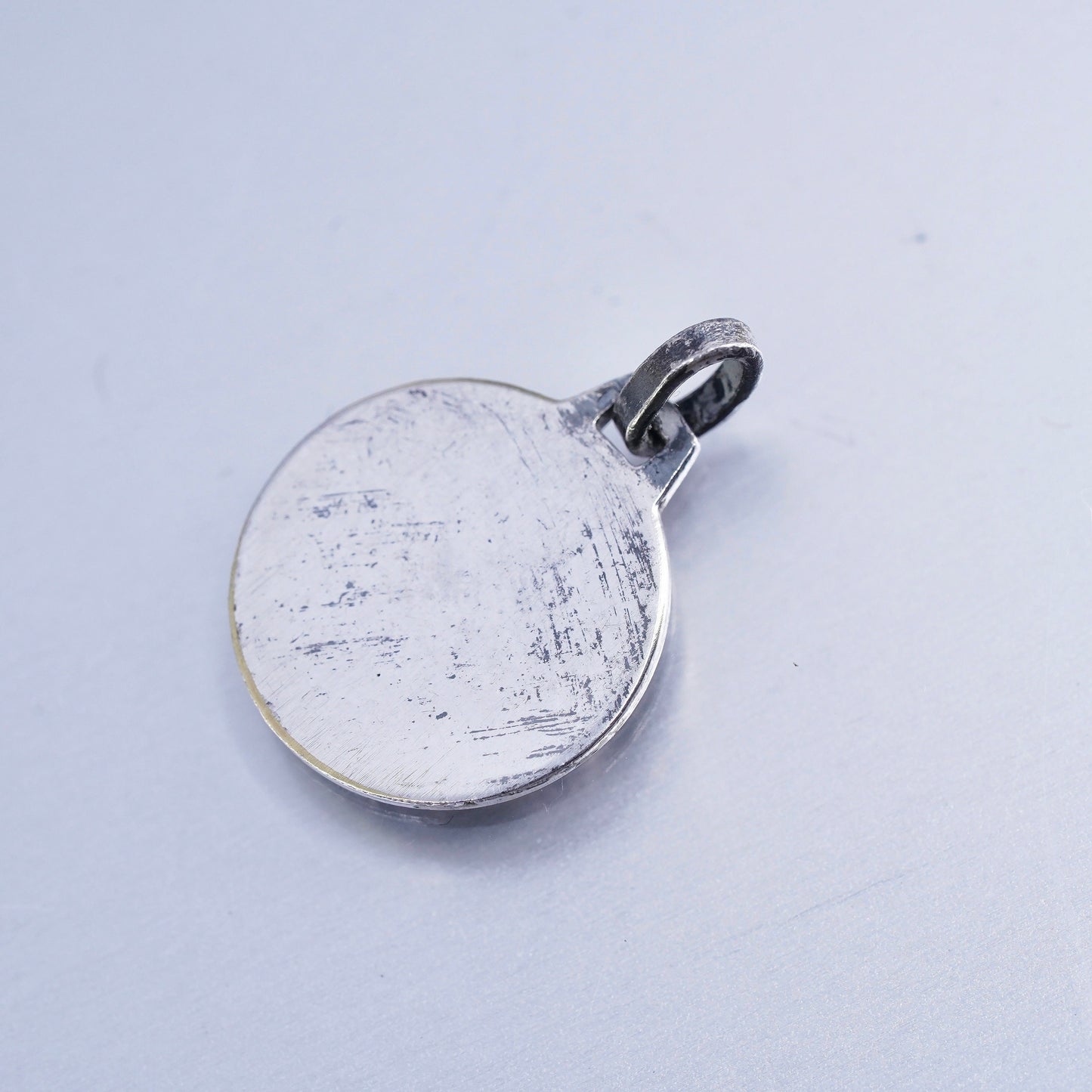 Vintage Sterling silver 925 handmade bird pendant, hummingbird bird charm