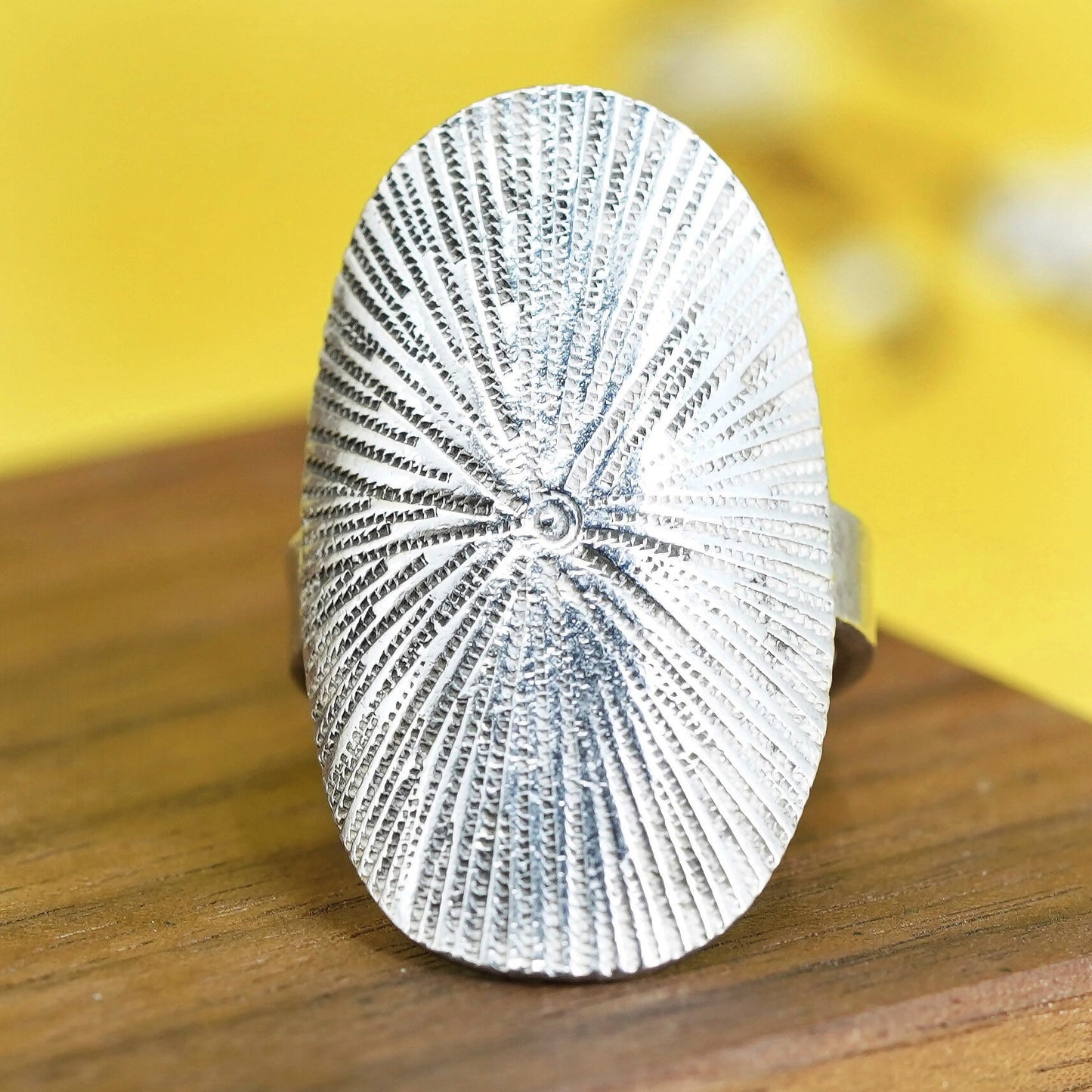 Size 6.25, mexico Taxco Sterling 925 silver ring, statement 925 modern band