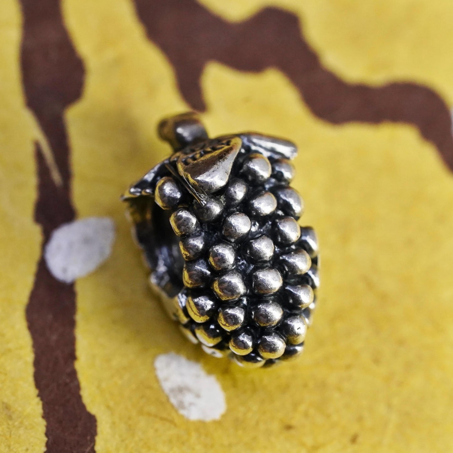 VTG MA Michael Anthony Italian 925 Sterling Silver handmade strawberry charm
