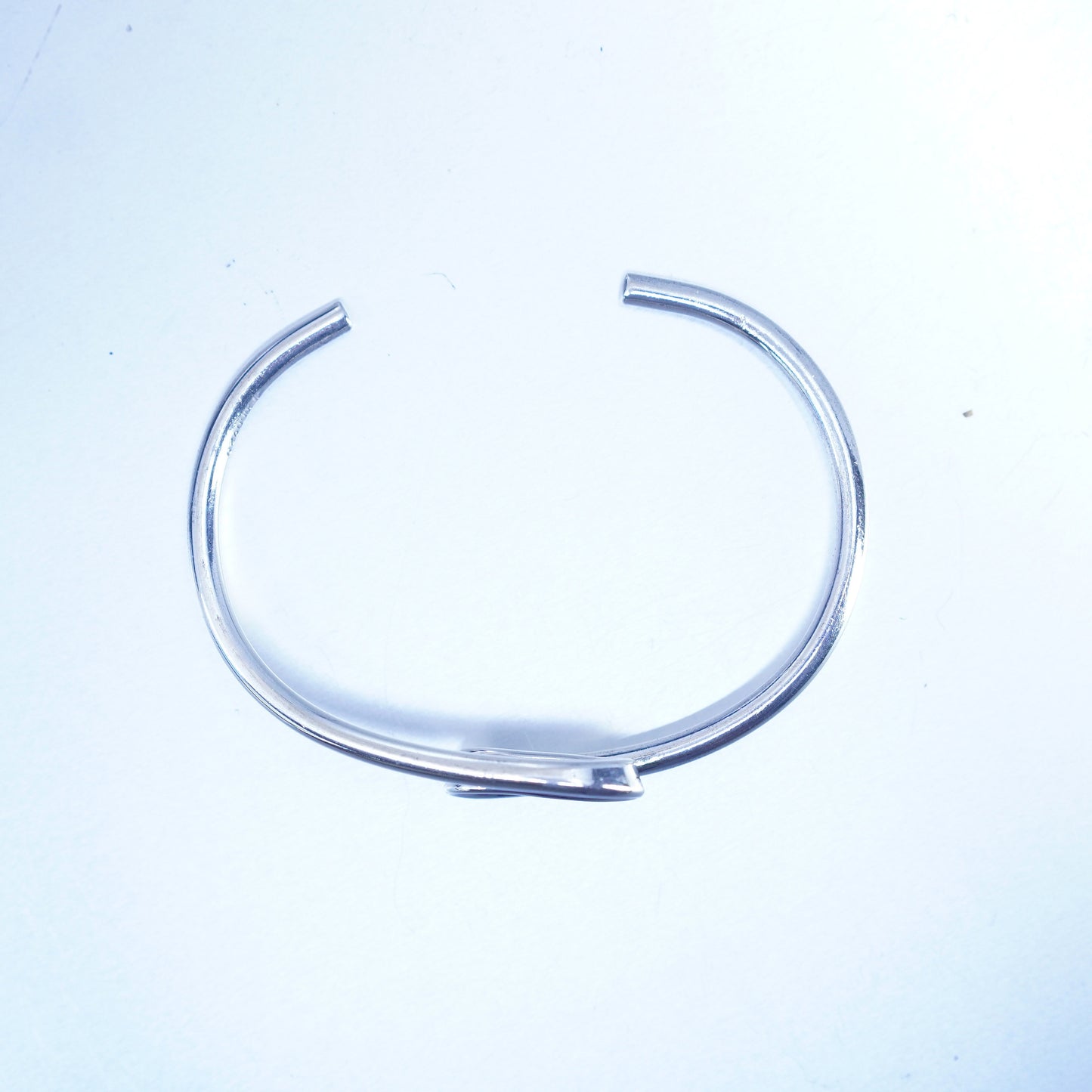 6”, Vintage Sterling 925 silver handmade bracelet, twisted cuff