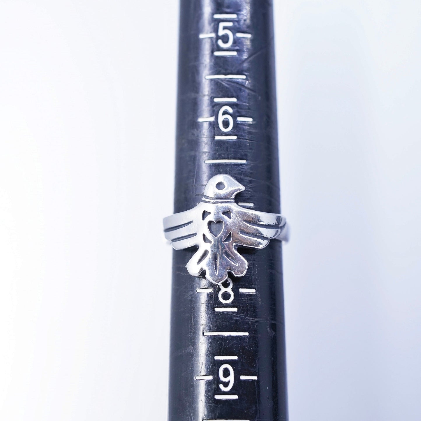 Size 7.25, James Avery sterling 925 silver Rare La Paloma Bird Ring