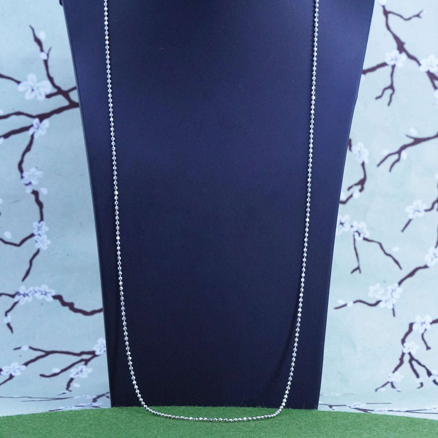 22” 2mm, italy sterling silver handmade necklace, 925 curb chain