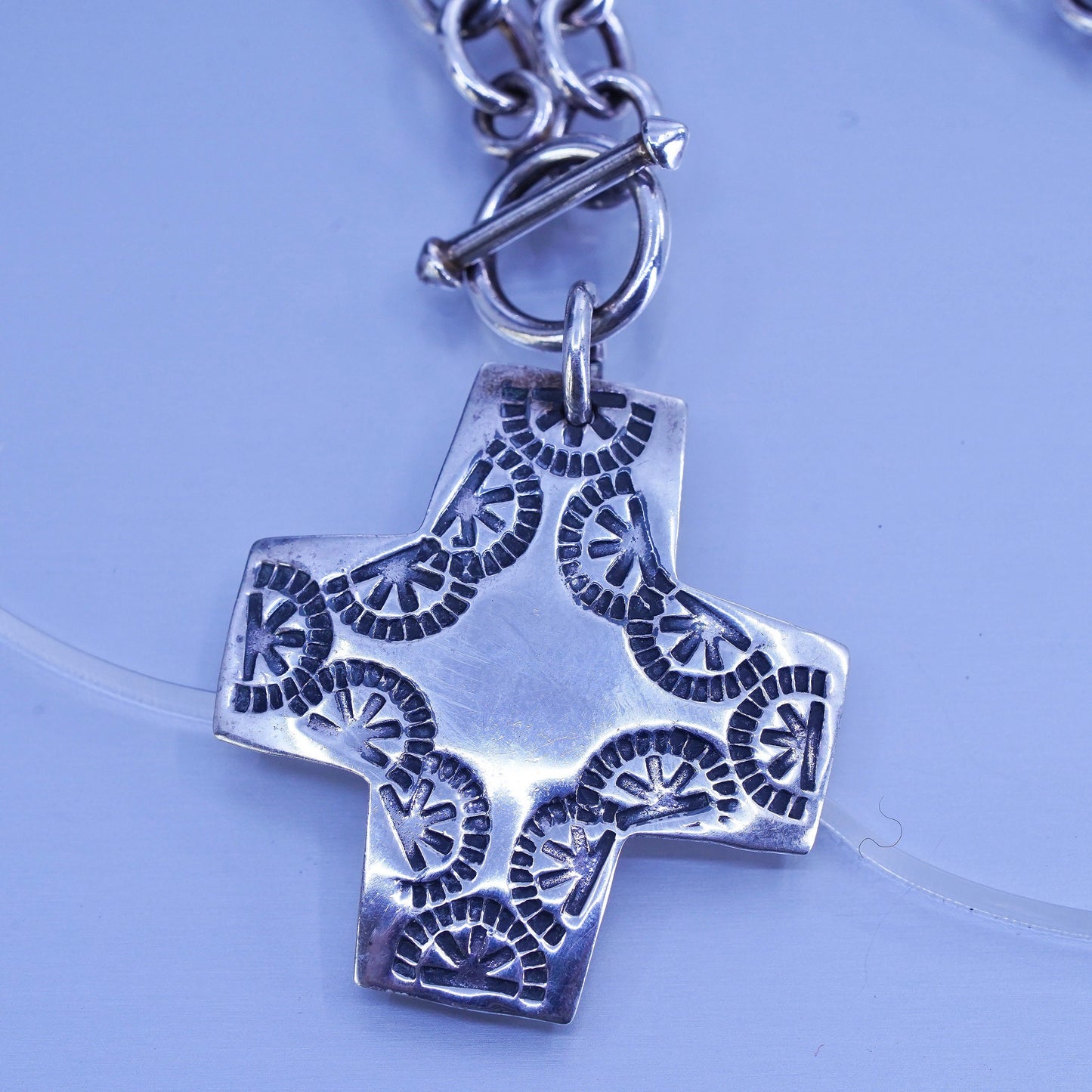 16”, retired silpada N0557 Sterling silver necklace 925 chain cross pendant