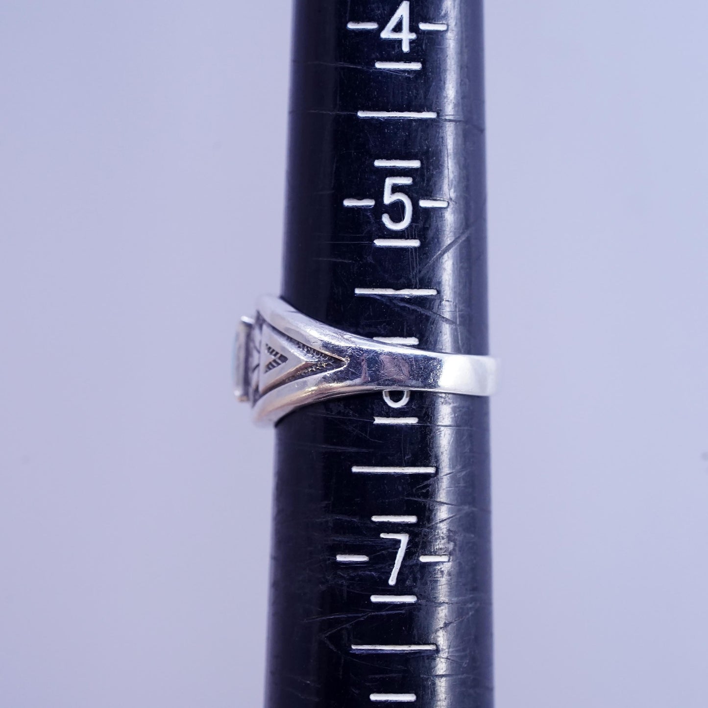 Size 6, Bell Trading Post Sterling 925 silver ring, Native American, turquoise