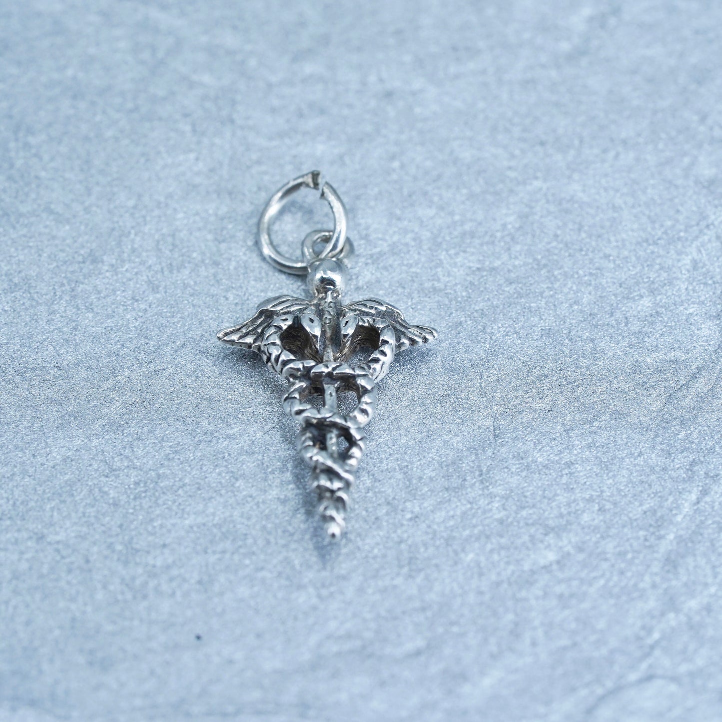 vintage Beau sterling 925 silver relief RN registered nurse tag pendant