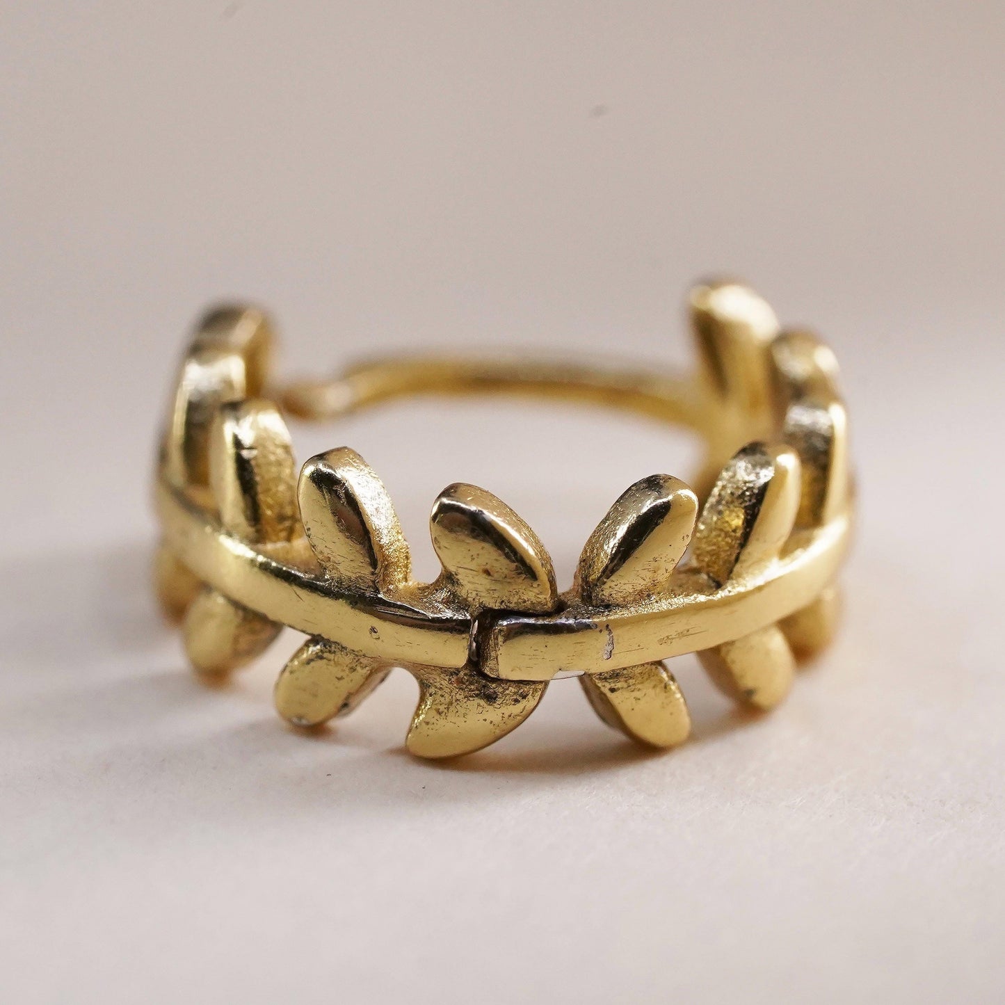 10mm, vermeil gold over sterling silver single earring, 925 twisted huggie hoop