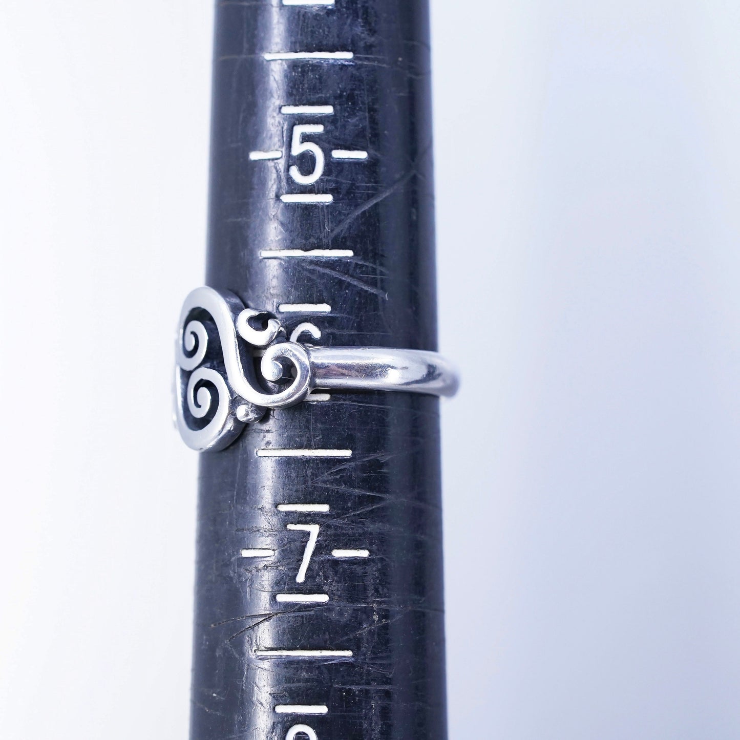 Size 6, James Avery 925 Sterling Silver Spanish Swirl Scroll Filigree Ring