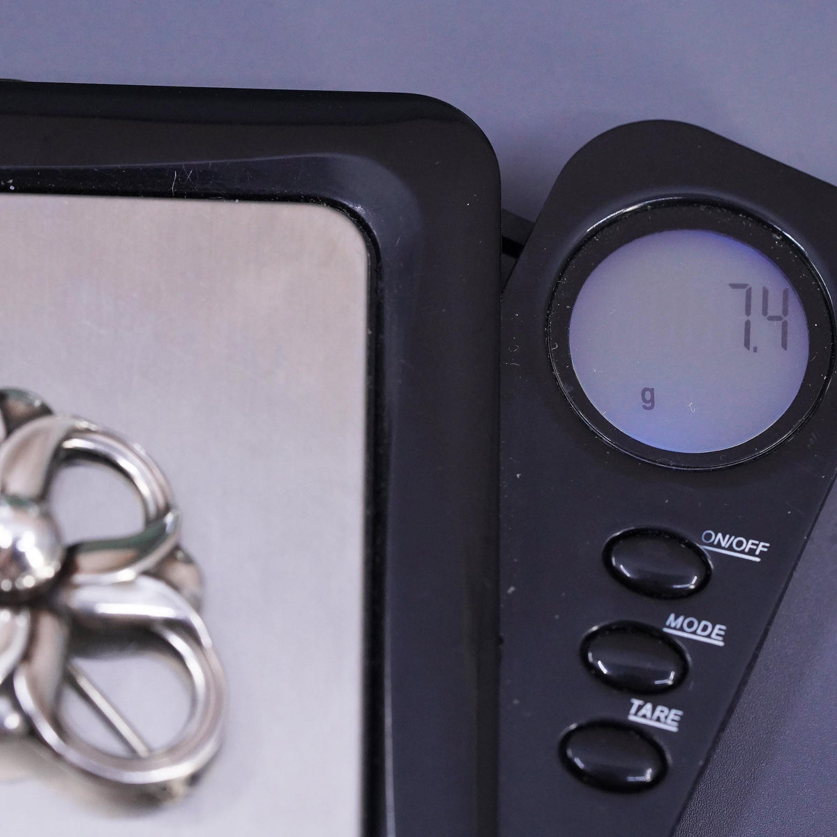 Early Georg Jensen Denmark Sterling 925 Silver Flower Brooch Pin No 305 Vintage
