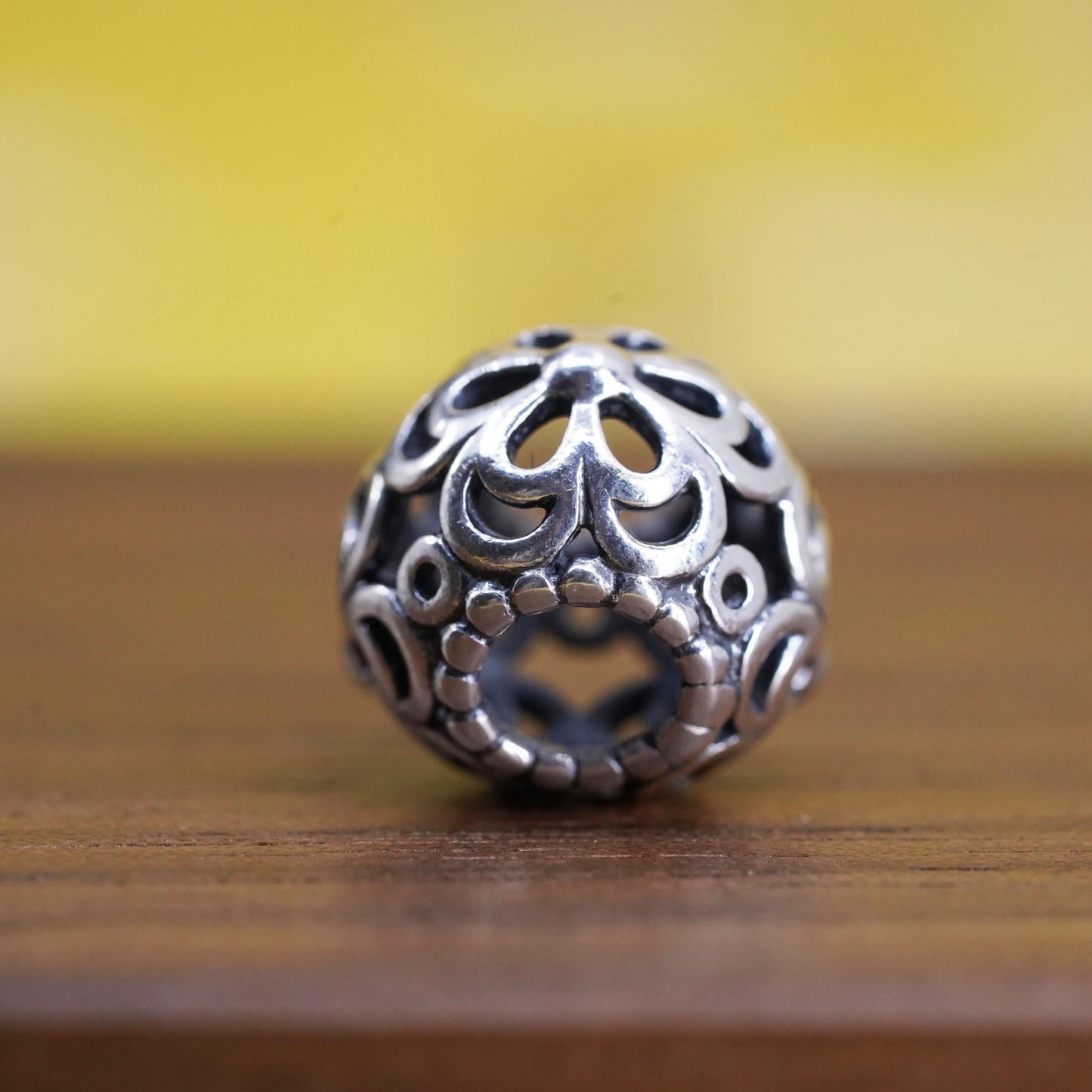 Pandora Jewelry | ALE Sterling Silver 925 bead floral Charm
