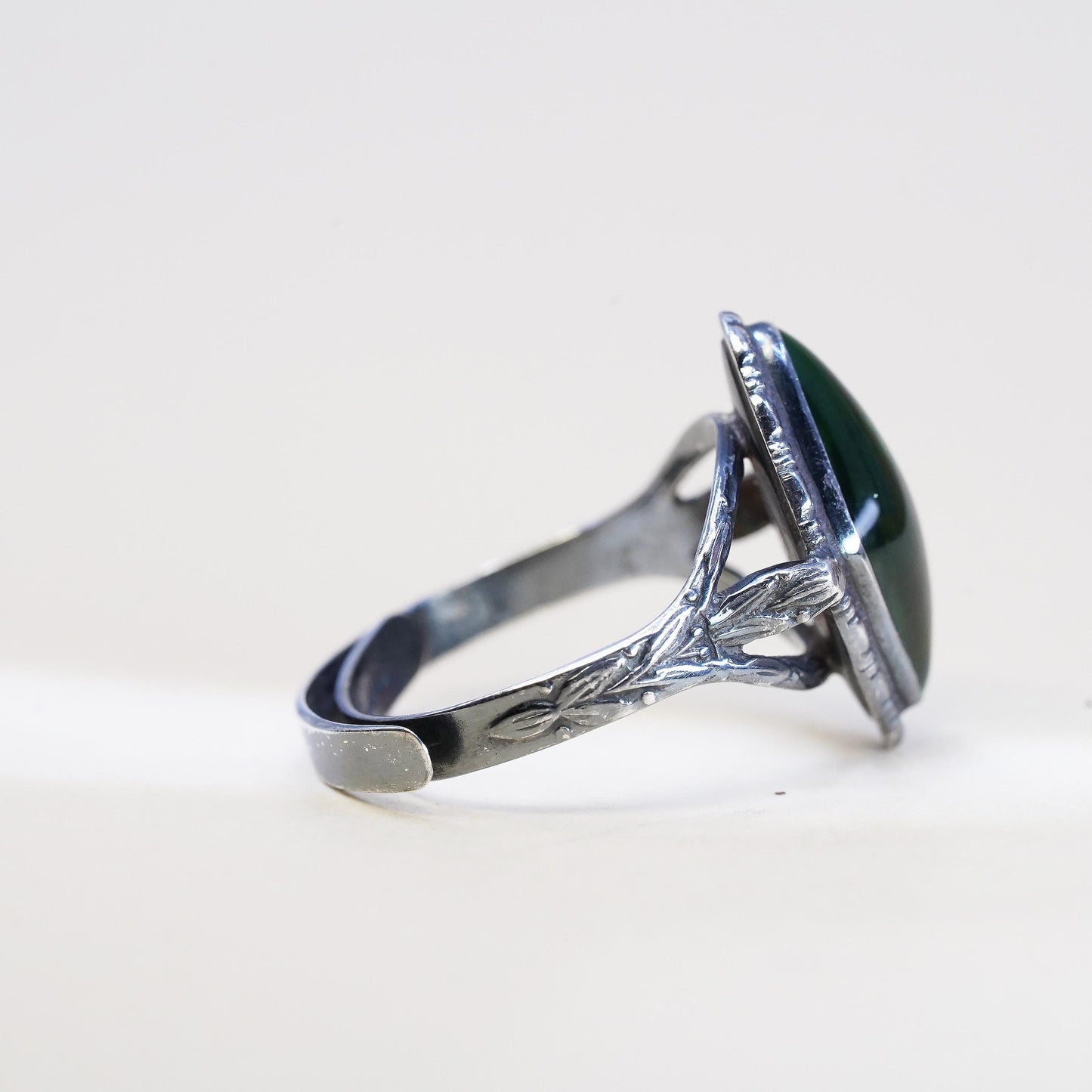 Size adjustable, England oxidized 925 sterling silver wrap ring butterfly wing