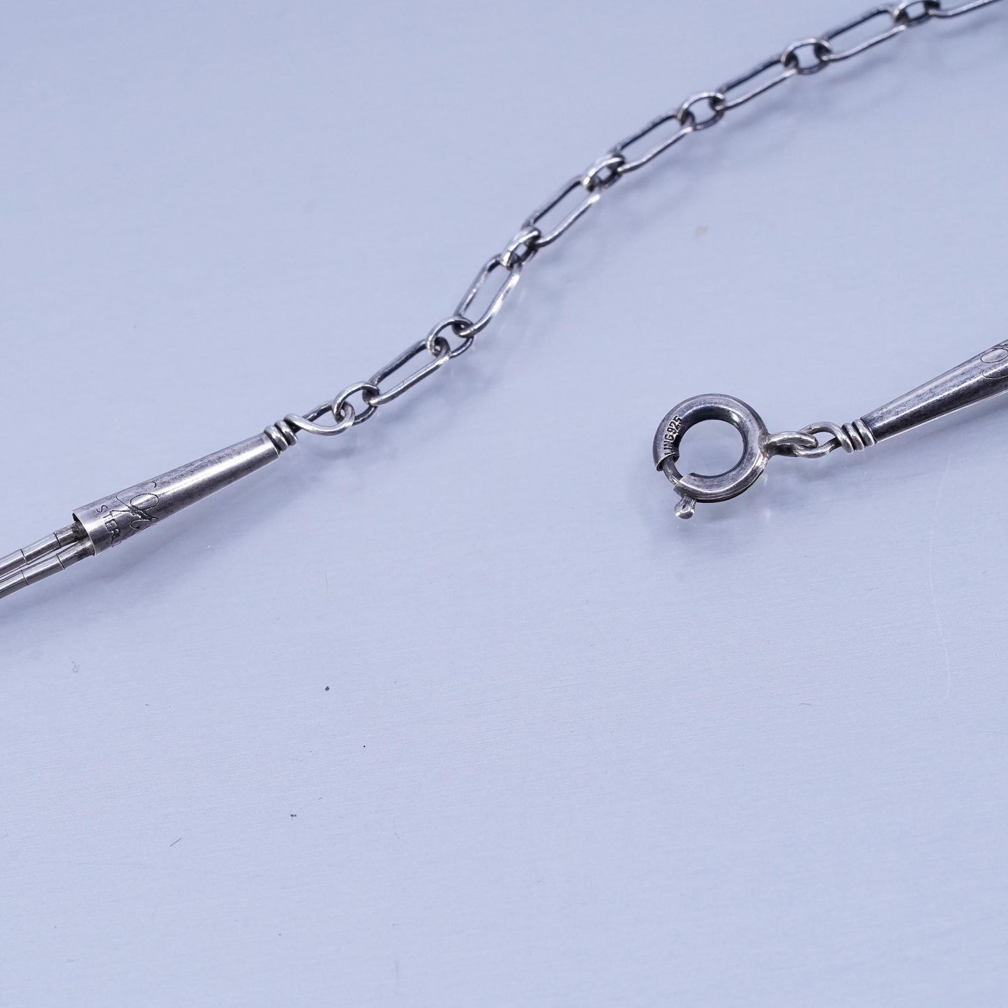 20+4”, Native American Sterling 925 liquid silver double strands necklace lapis