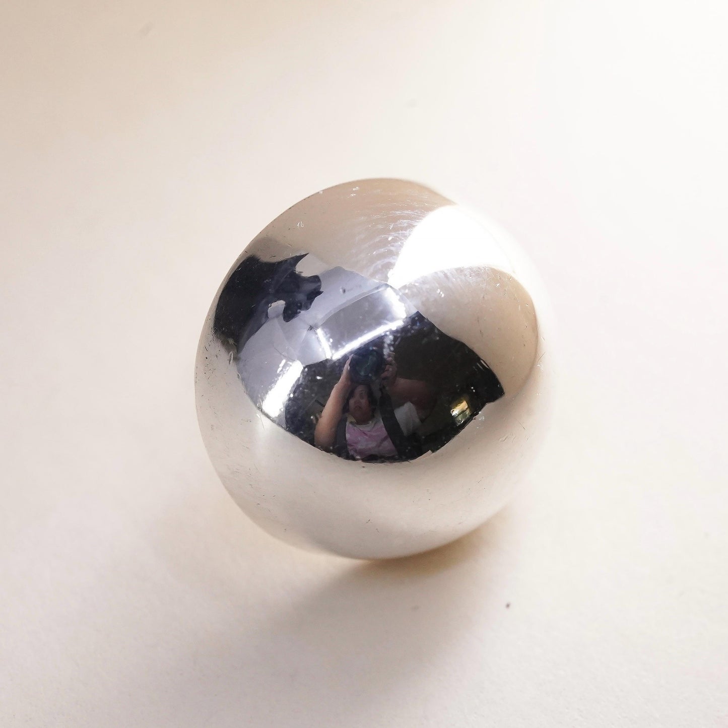 Retired Silpada Sterling Silver half ball Stud, single earring