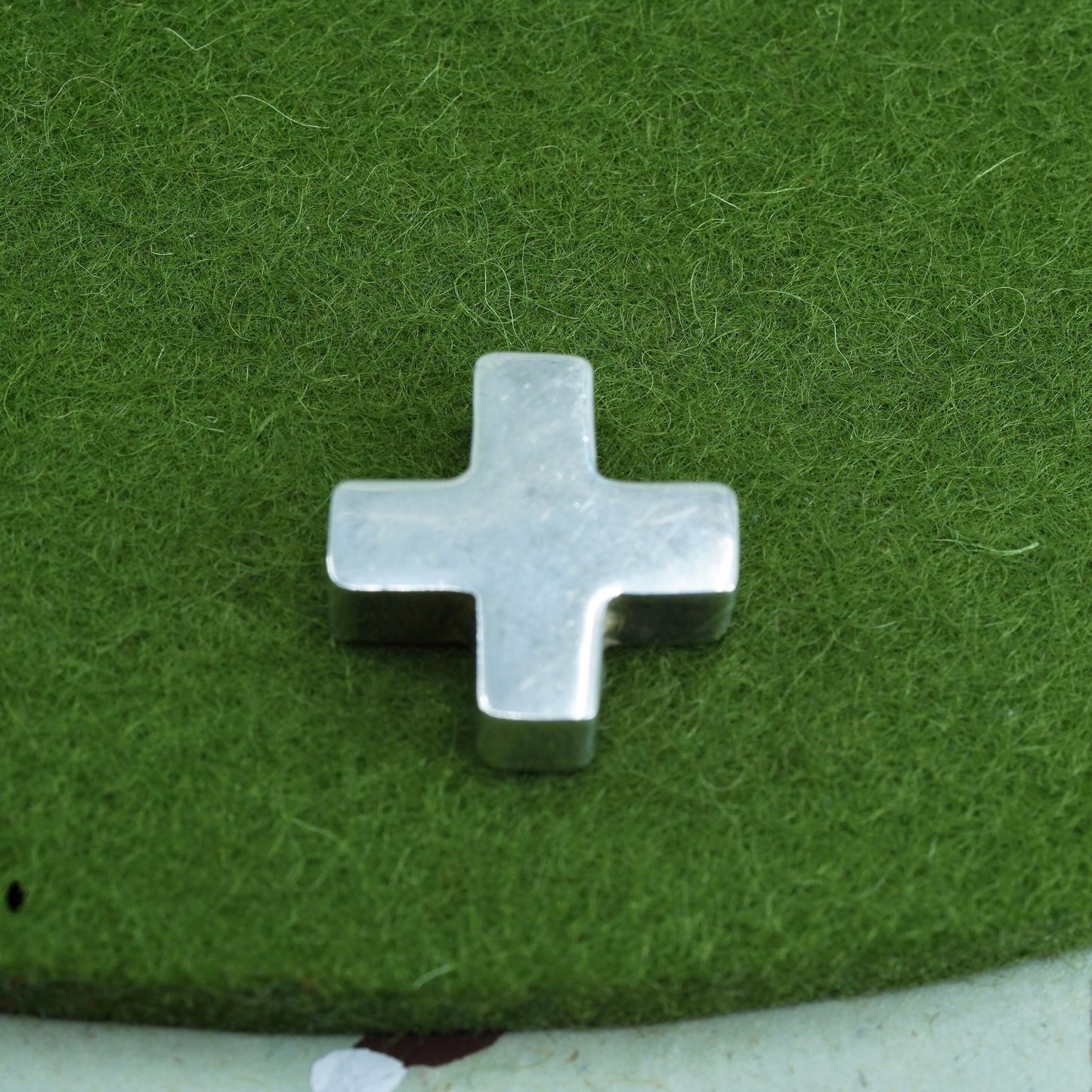 vintage sterling 925 silver handmade Ichthus Cross Pendant