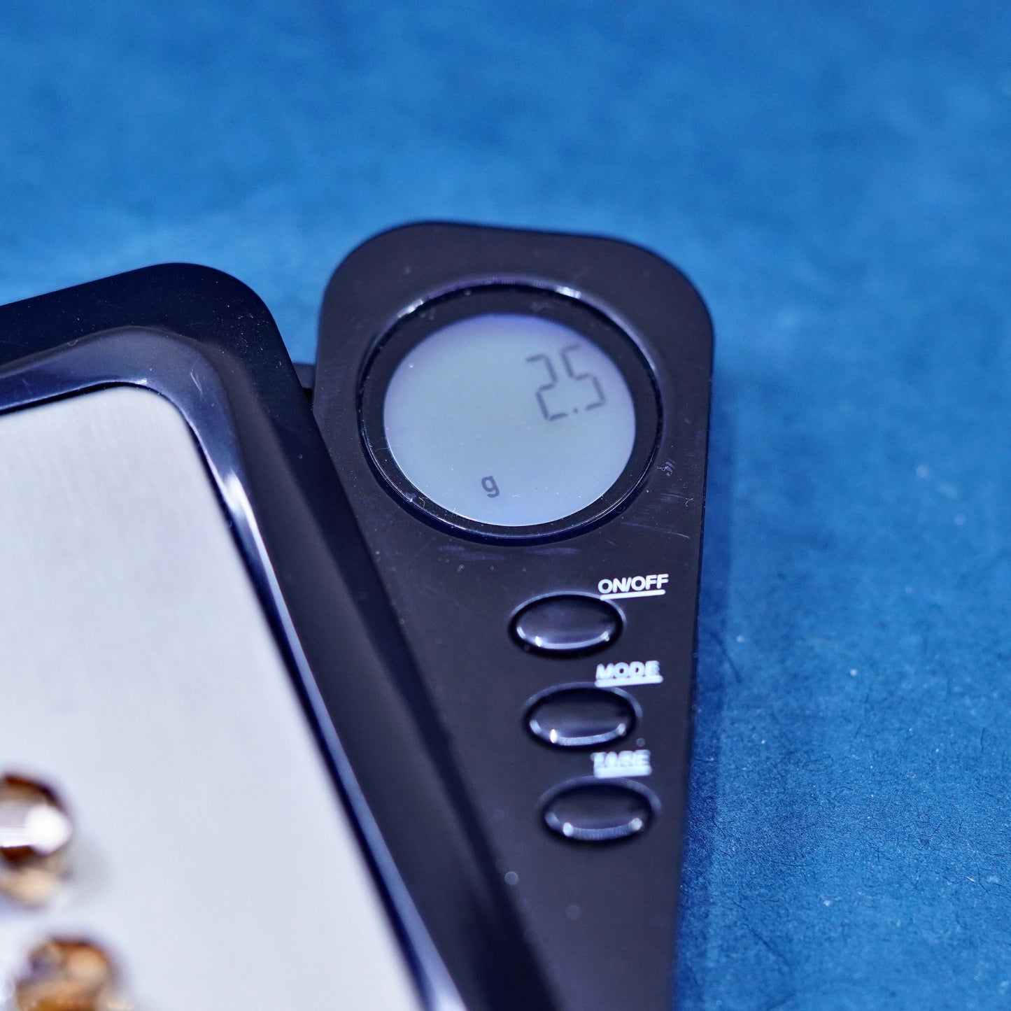 Vintage sterling silver earrings, 925 silver with smoky crystal dangles