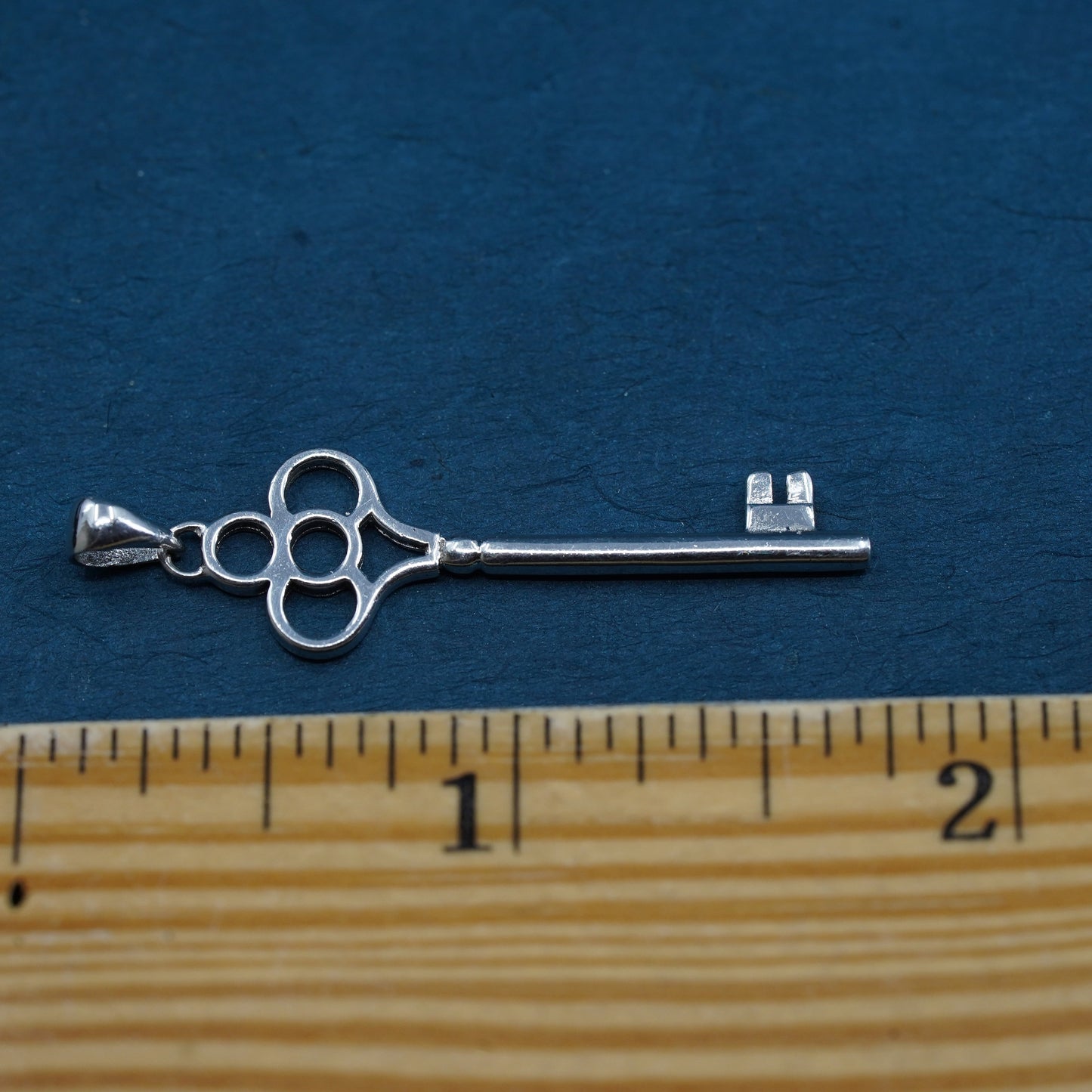 Italian Sterling silver handmade pendant, solid 925 heart charm