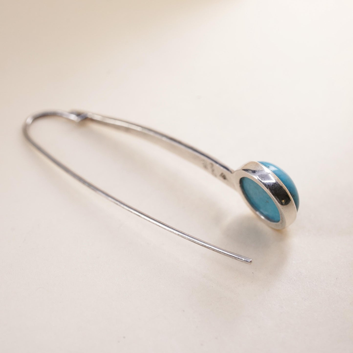 SILPADA 925 Sterling Silver Swan Dive Turquoise single 1 earring W2132