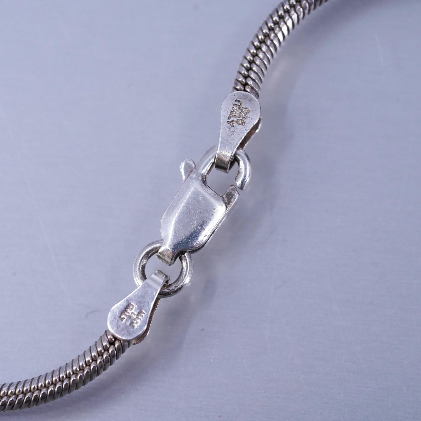 24” 2mm, vintage Italian Sterling 925 silver box chain necklace