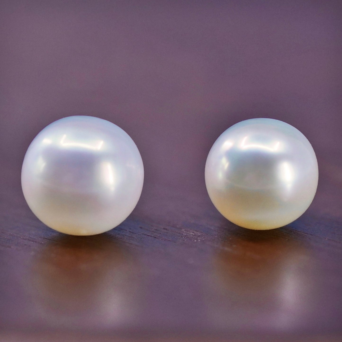 7mm, Sterling 925 silver with freshwater pearl studs earrings, stamped 925