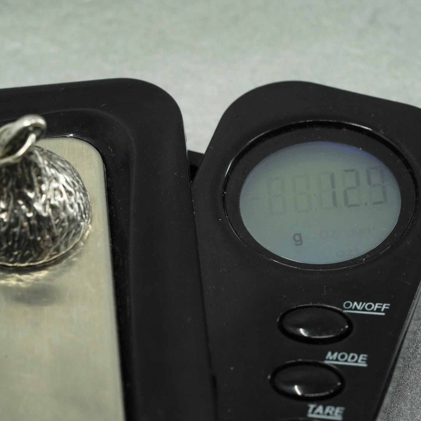 vintage Sterling silver handmade charm, 925 kisses chocolate pendant