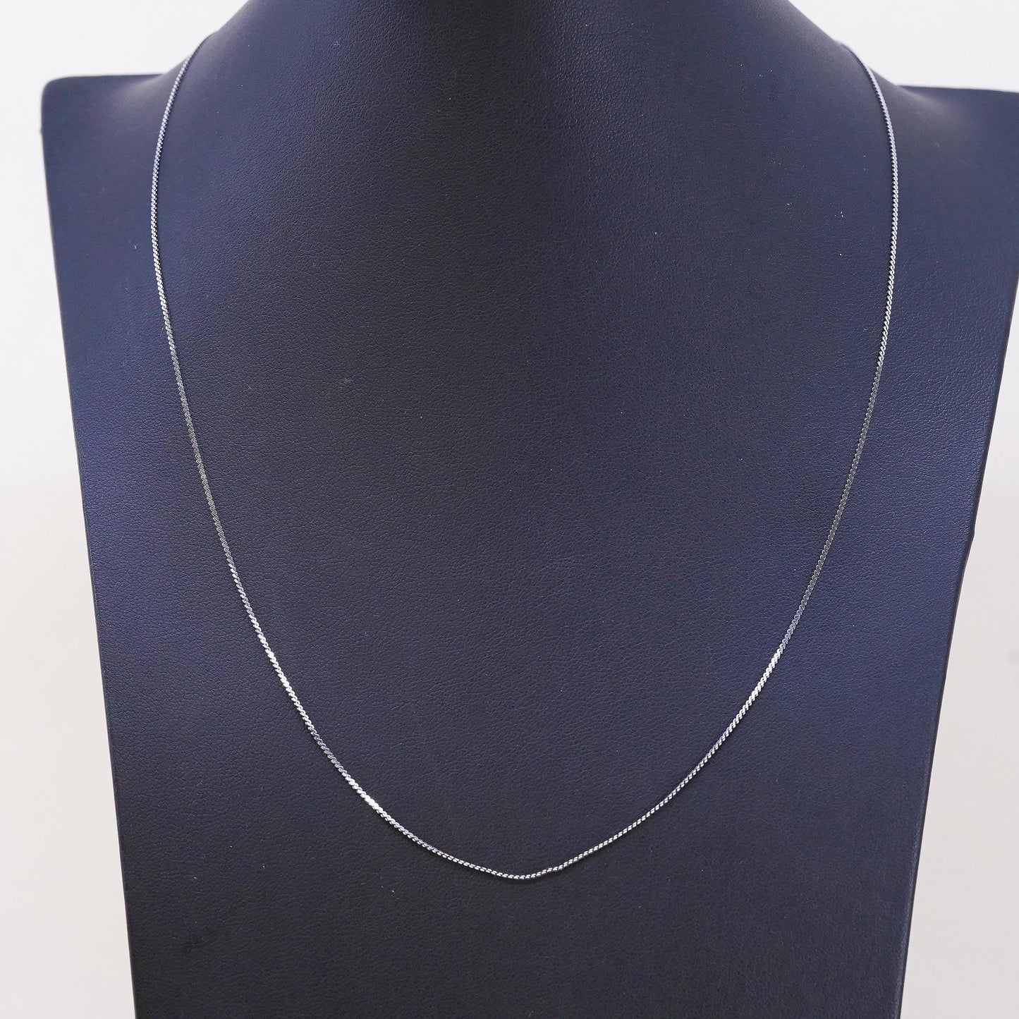 20", Vintage Italian sterling silver 925 s link chain, sterling silver necklace