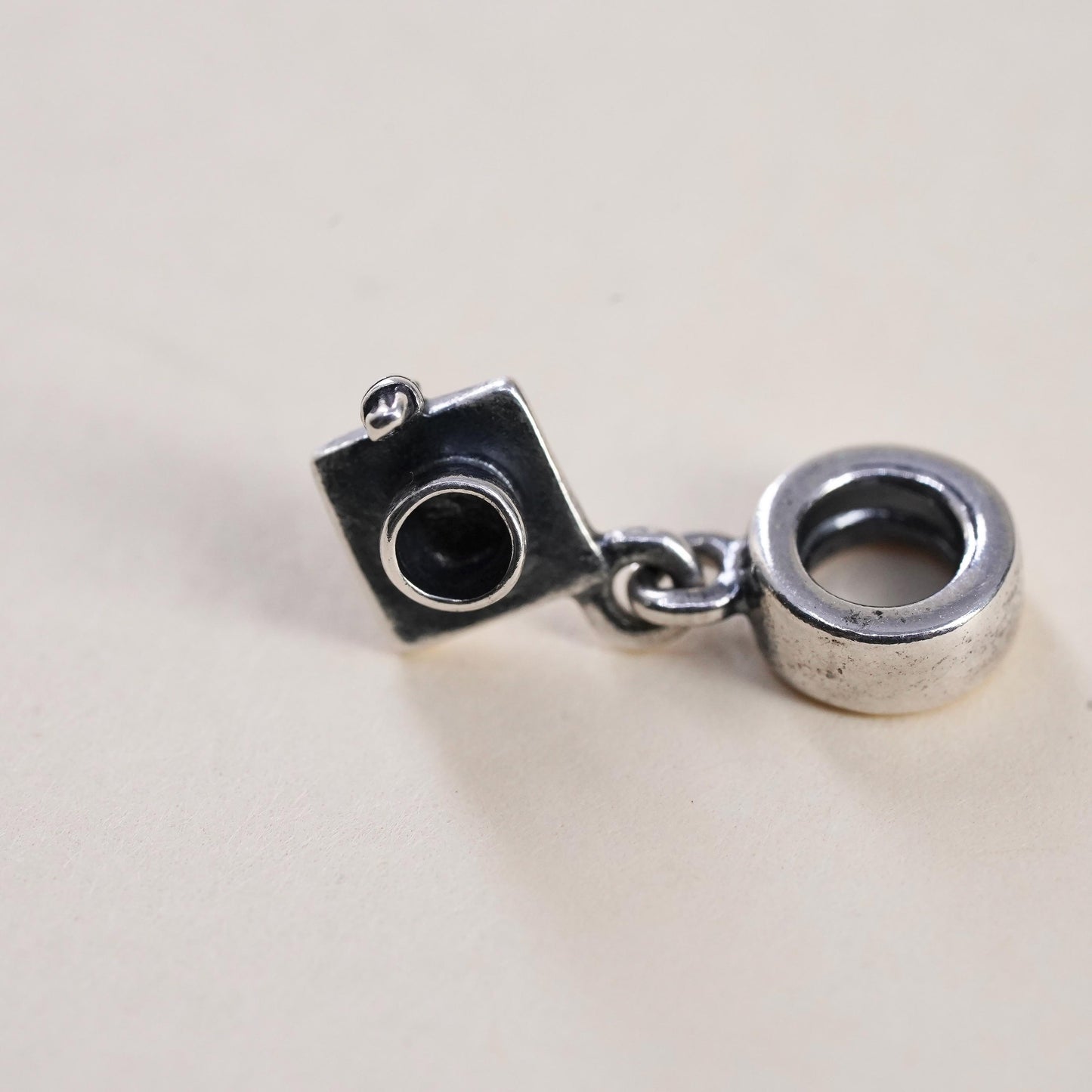 Vintage Pandora ALE sterling 925 silver charm, 925 graduation cap dangle