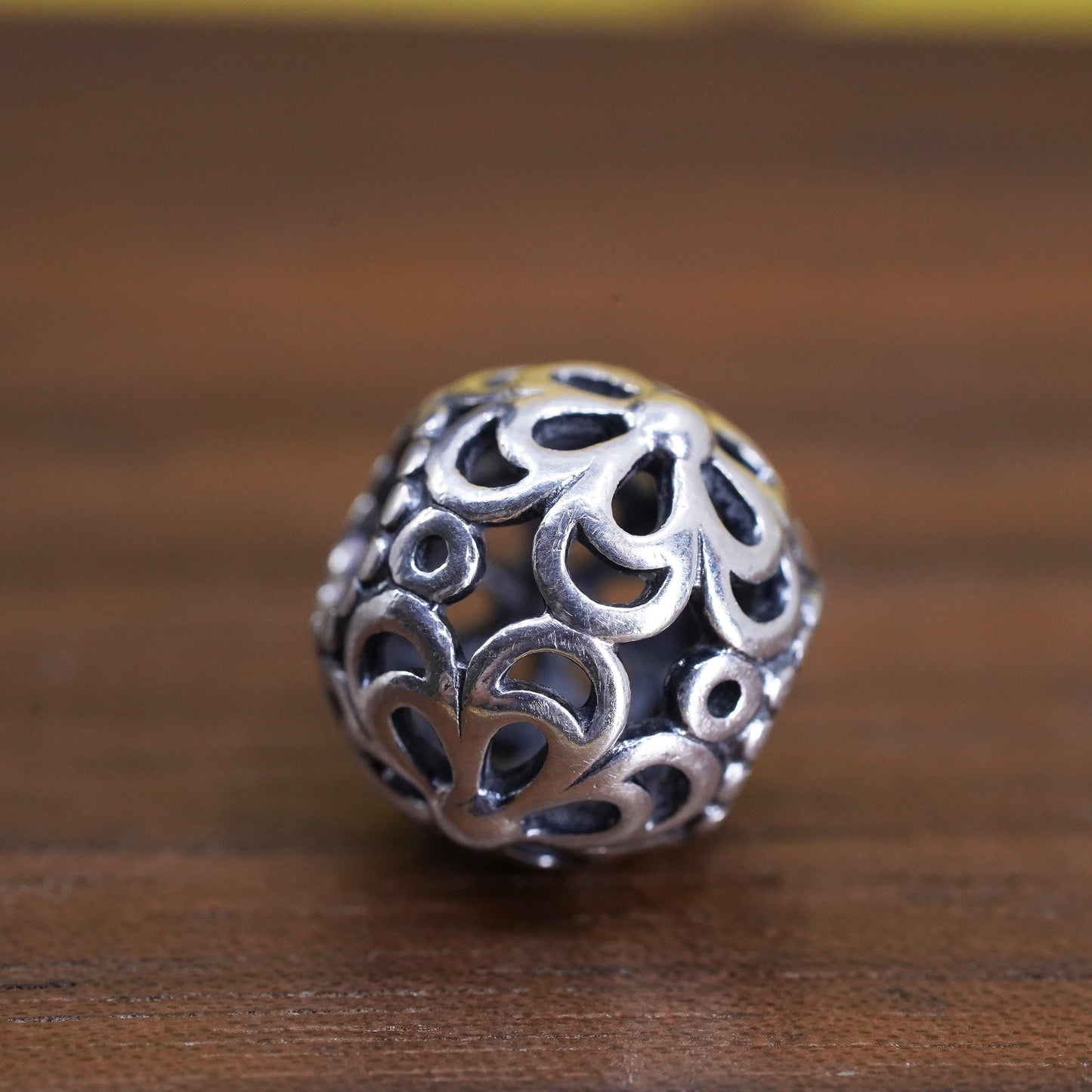 Pandora Jewelry | ALE Sterling Silver 925 bead floral Charm
