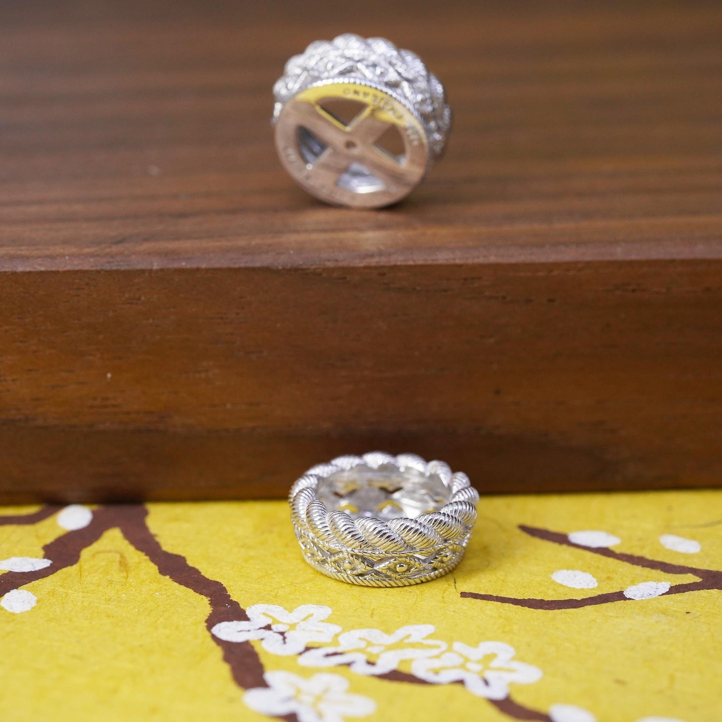 Judith Ripka Sterling silver handmade earrings, 925 cable earring jackets