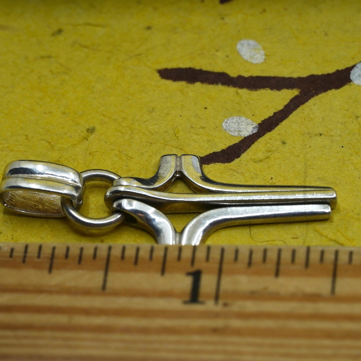 Vintage Mexico Sterling silver handmade pendant, 925 cross