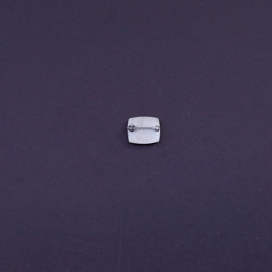 Vintage handmade sterling silver brooch pin