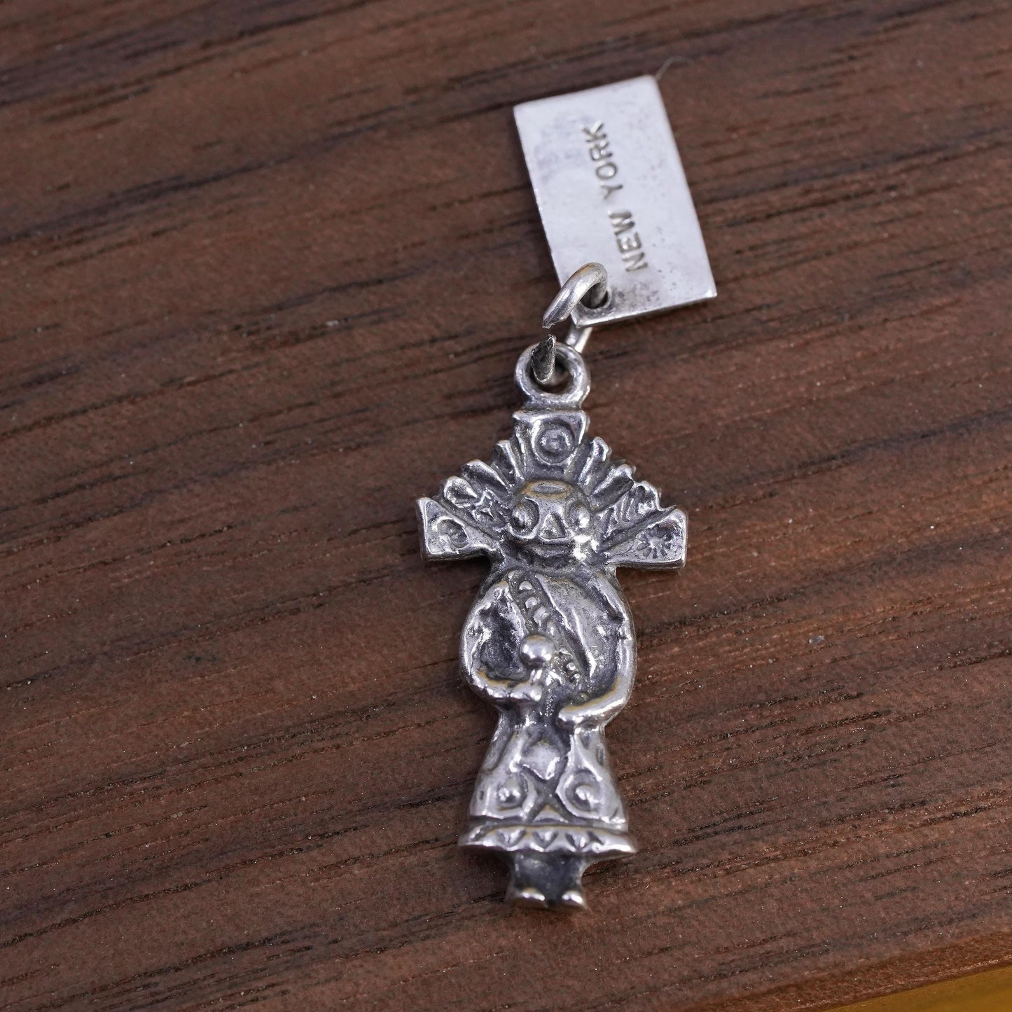 Native American Sterling 925 Silver New York Souvenir Dutch Girl Charm