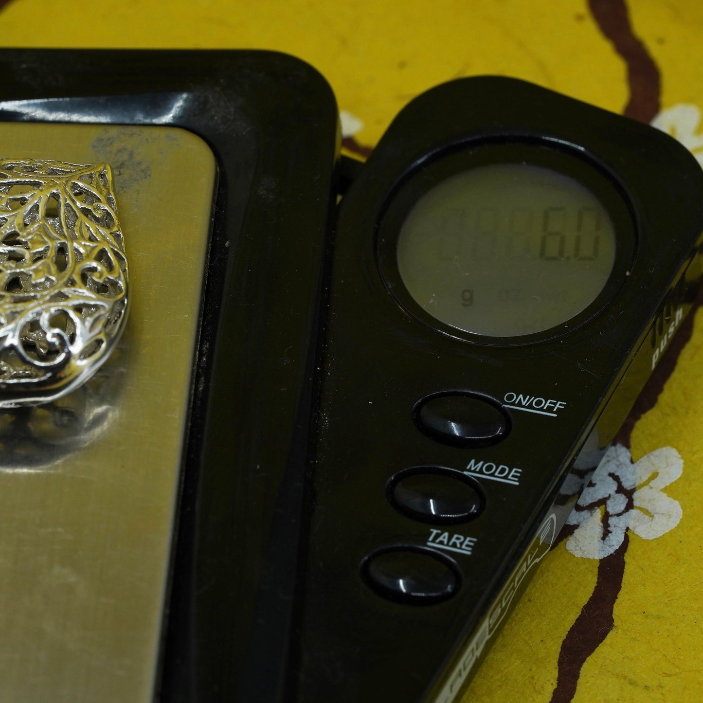 Vintage Sterling silver handmade pendant, 925 filigree heart pendant