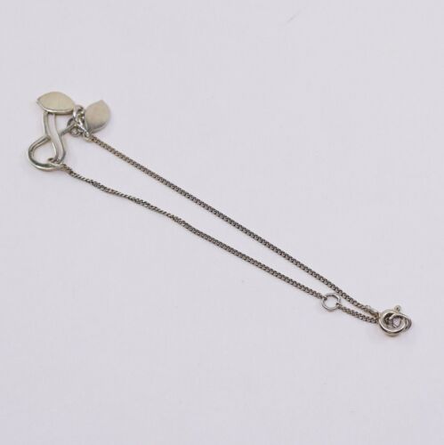 6.5”, Vermeil Gold Over Sterling 925 Silver Curb Bracelet W/ Infinity Charm