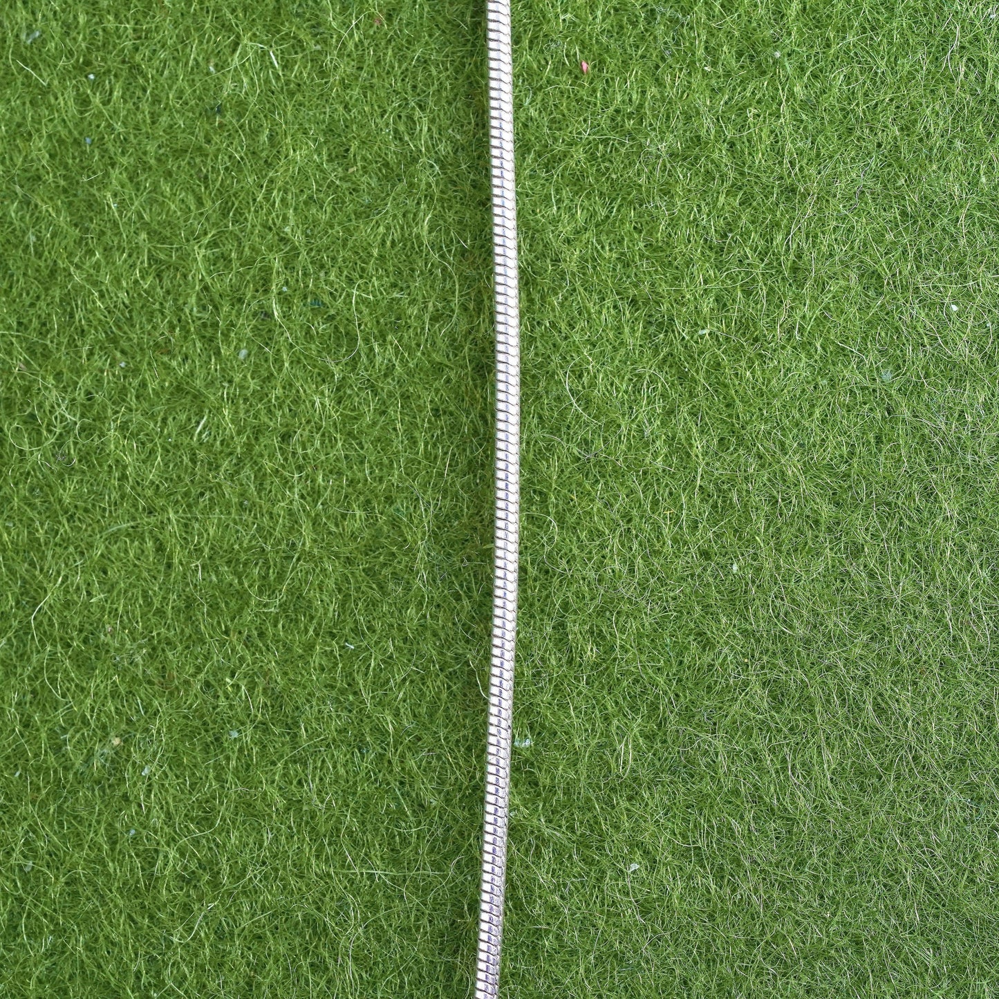 24", 1mm, Vintage sterling silver snake chain, Italy 925 necklace