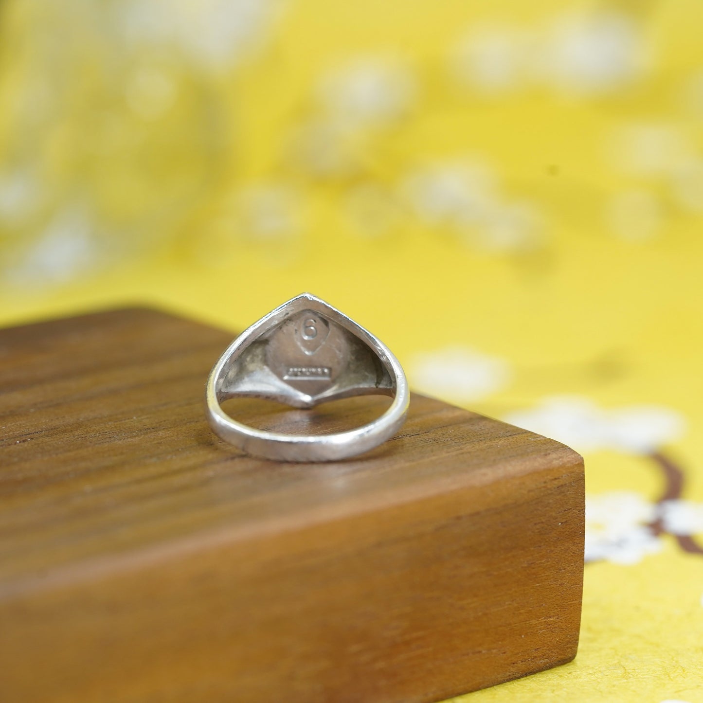 Size 5.25, Sterling silver handmade ring, 925 cubs bsa boy scouts of american