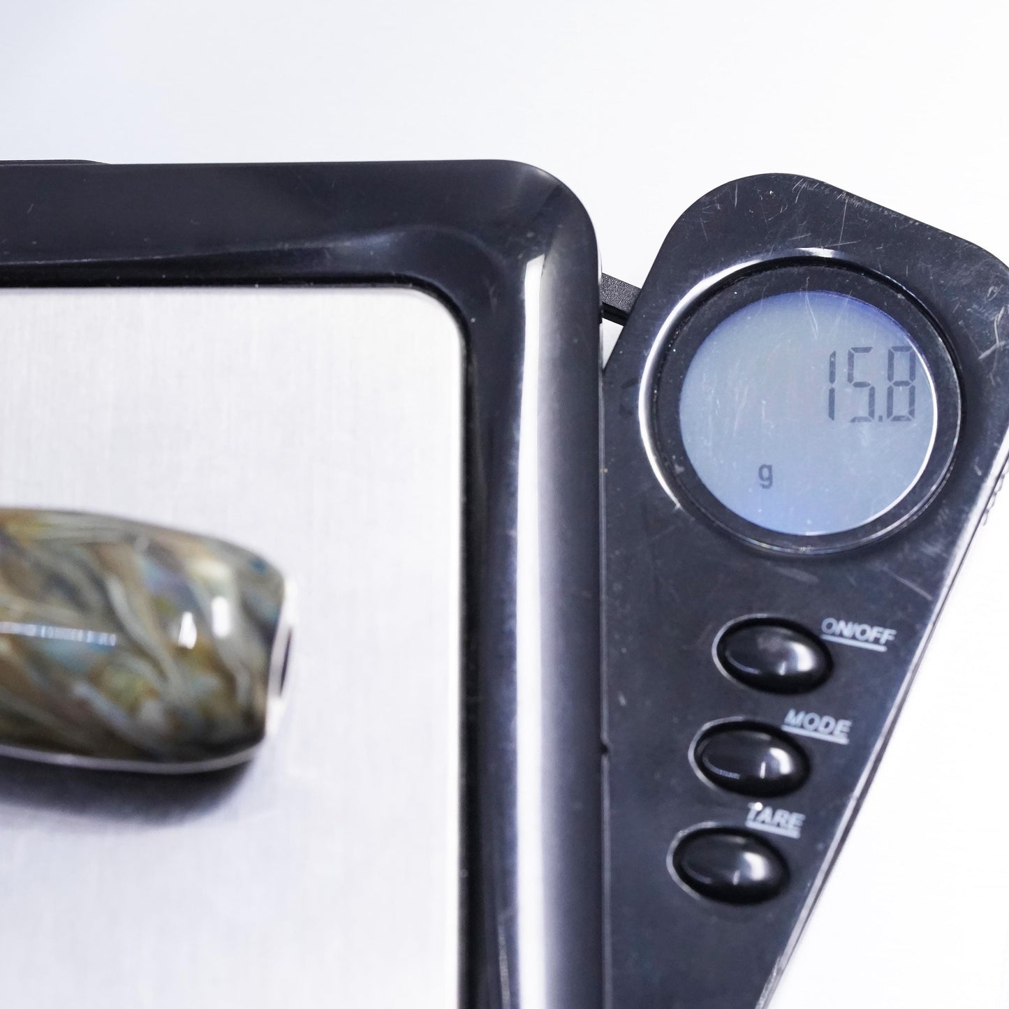 Vintage Murano artisan glass slide pendant