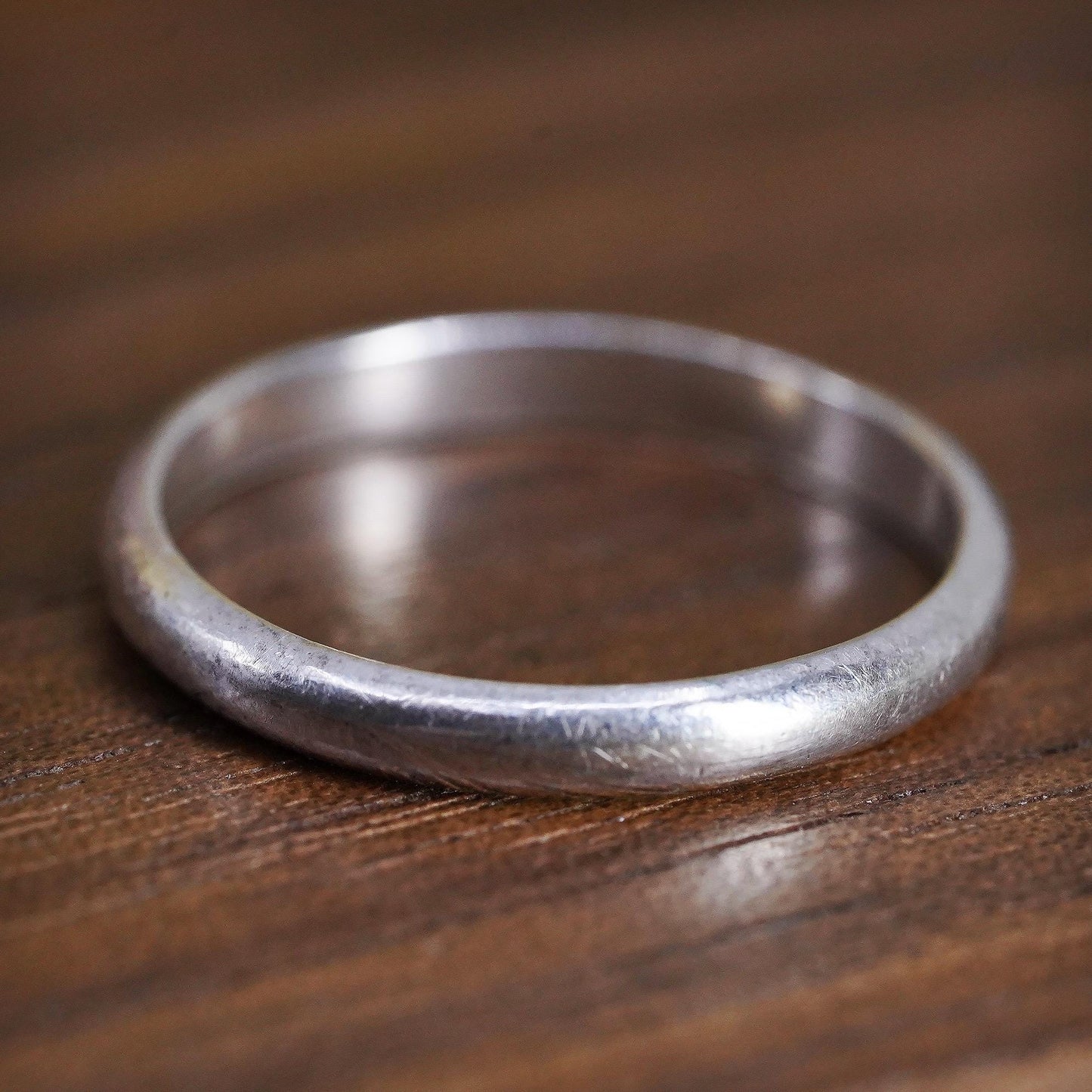 Size 6, Vintage Silpada sterling 925 silver handmade wedding band ring