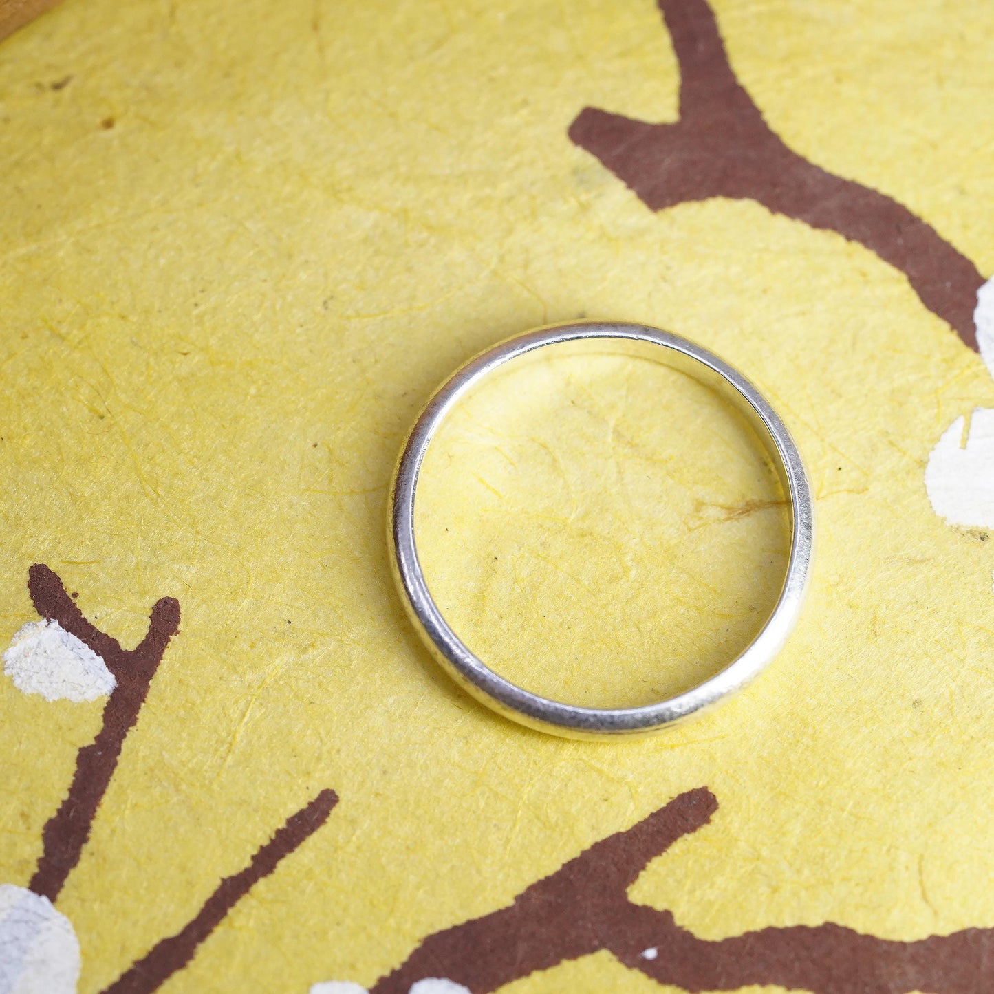 Size 6, Vintage Silpada sterling 925 silver handmade wedding band ring