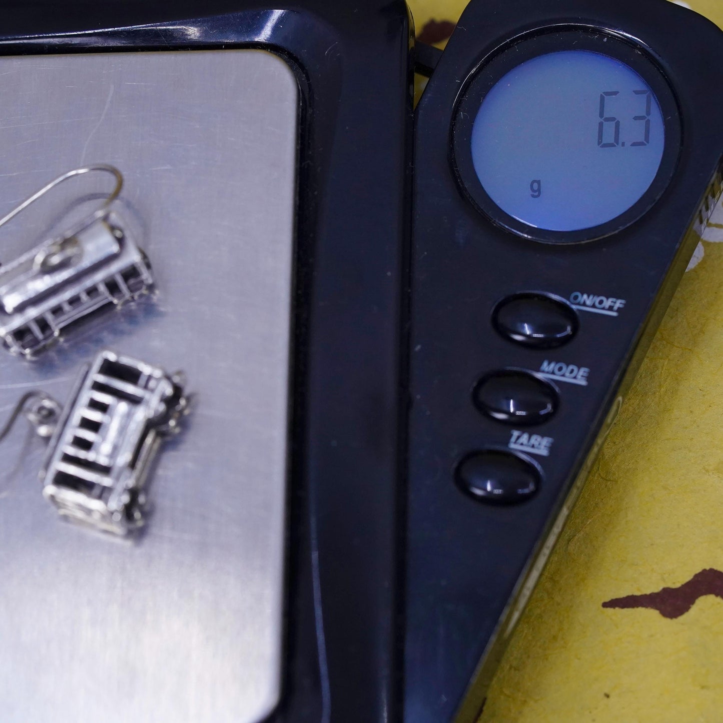 Sterling 925 Silver Cable Car Earrings | Tram Trolley charms | Travel Lover
