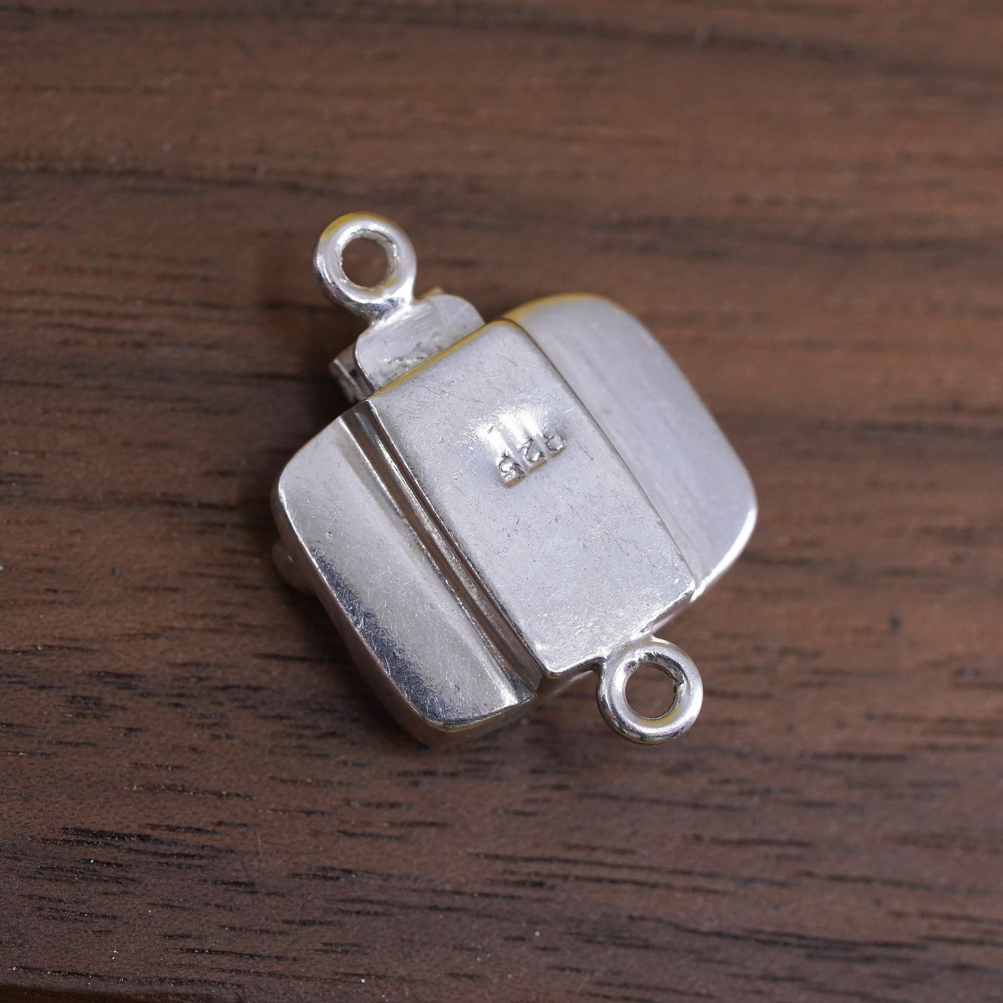 Vintage handmade Sterling 925 silver nugget clasp
