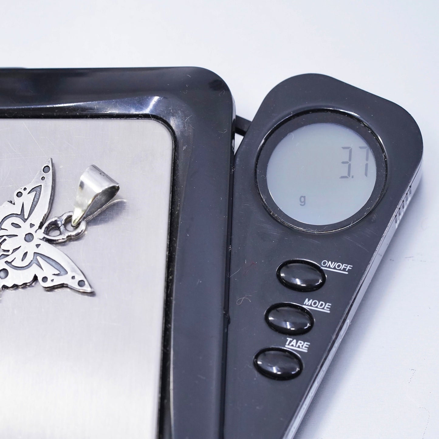 Vinatge designer Sterling 925 silver handmade simple modern 925 butterfly